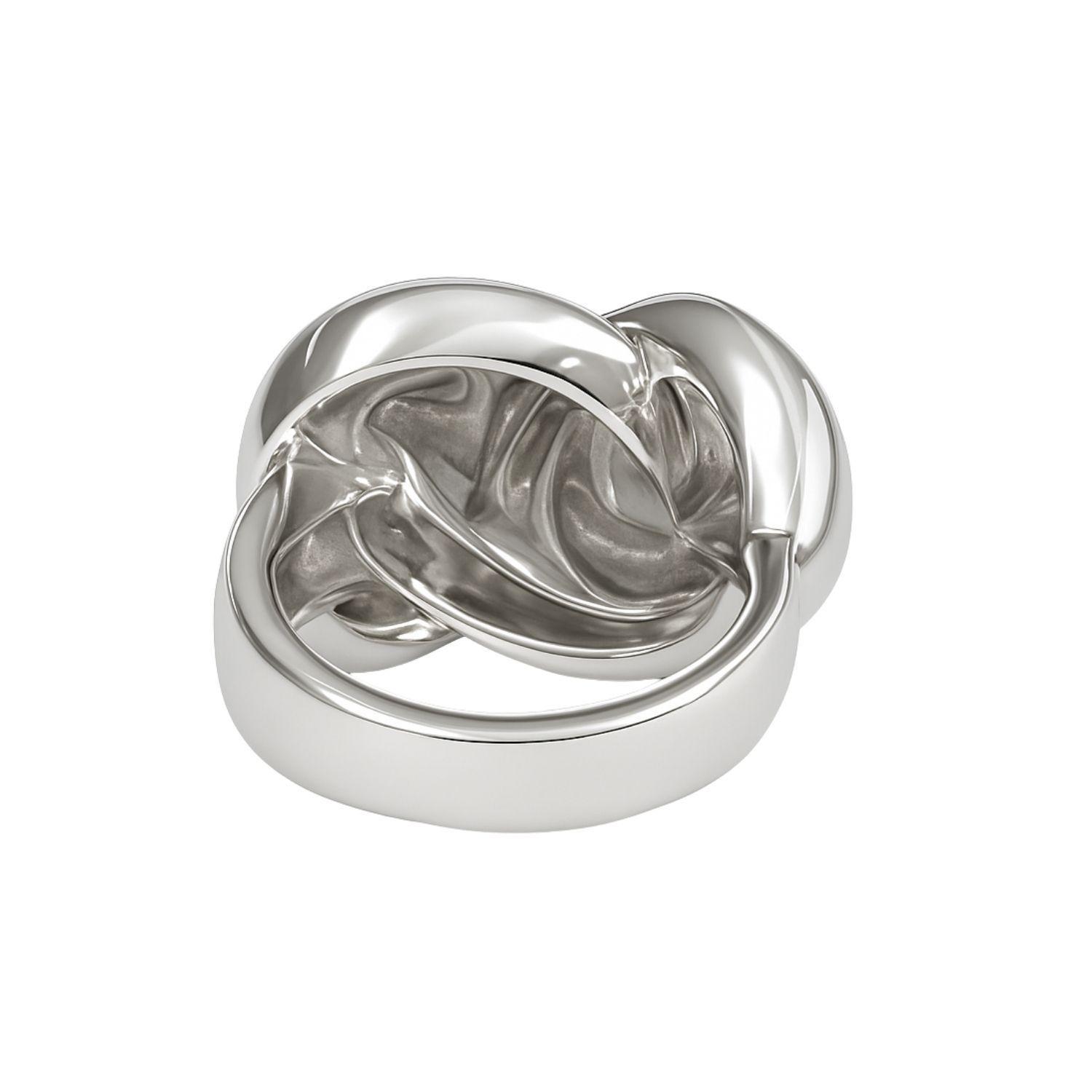 Anillo de Plata Esterlina 925 Trenzado-2