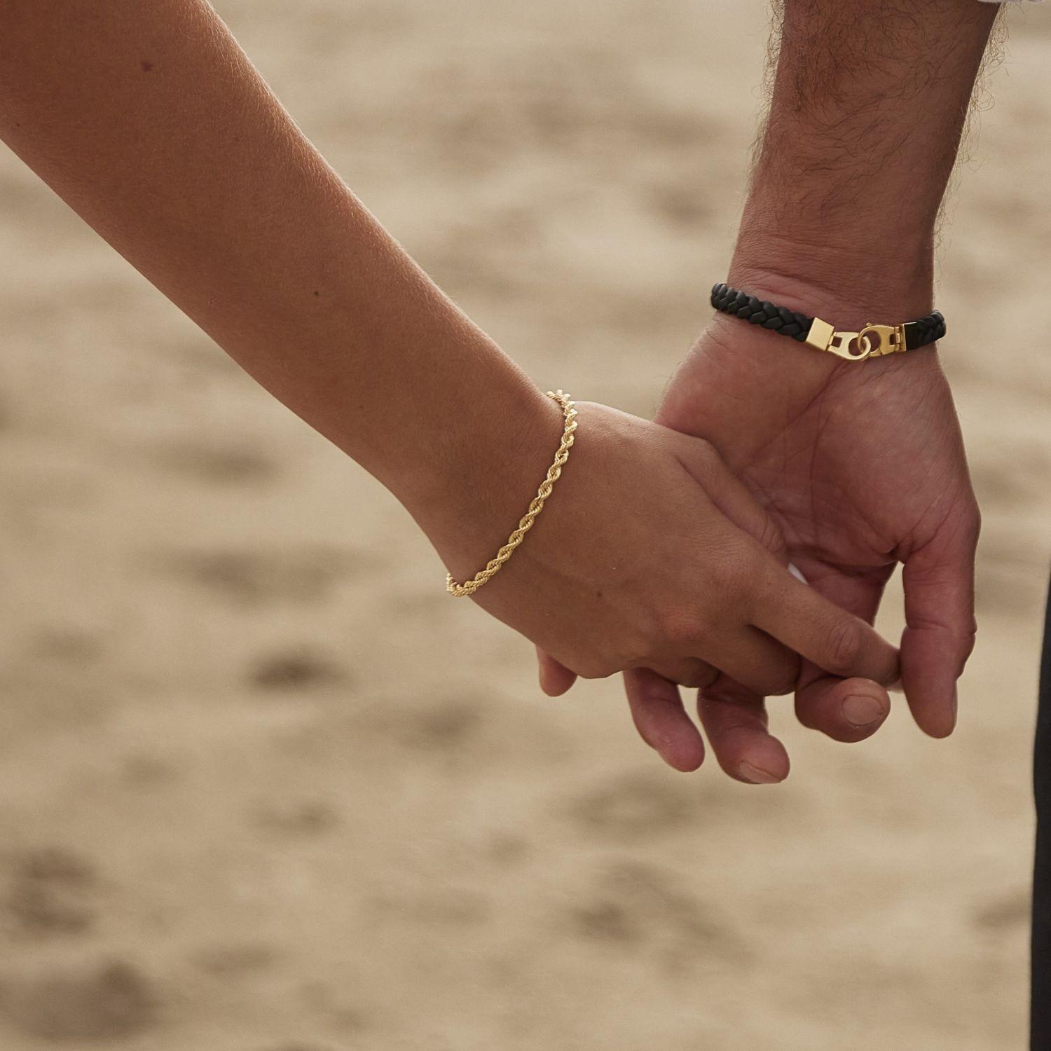 Pulsera de Oro Amarillo 18kt Turbillon-3