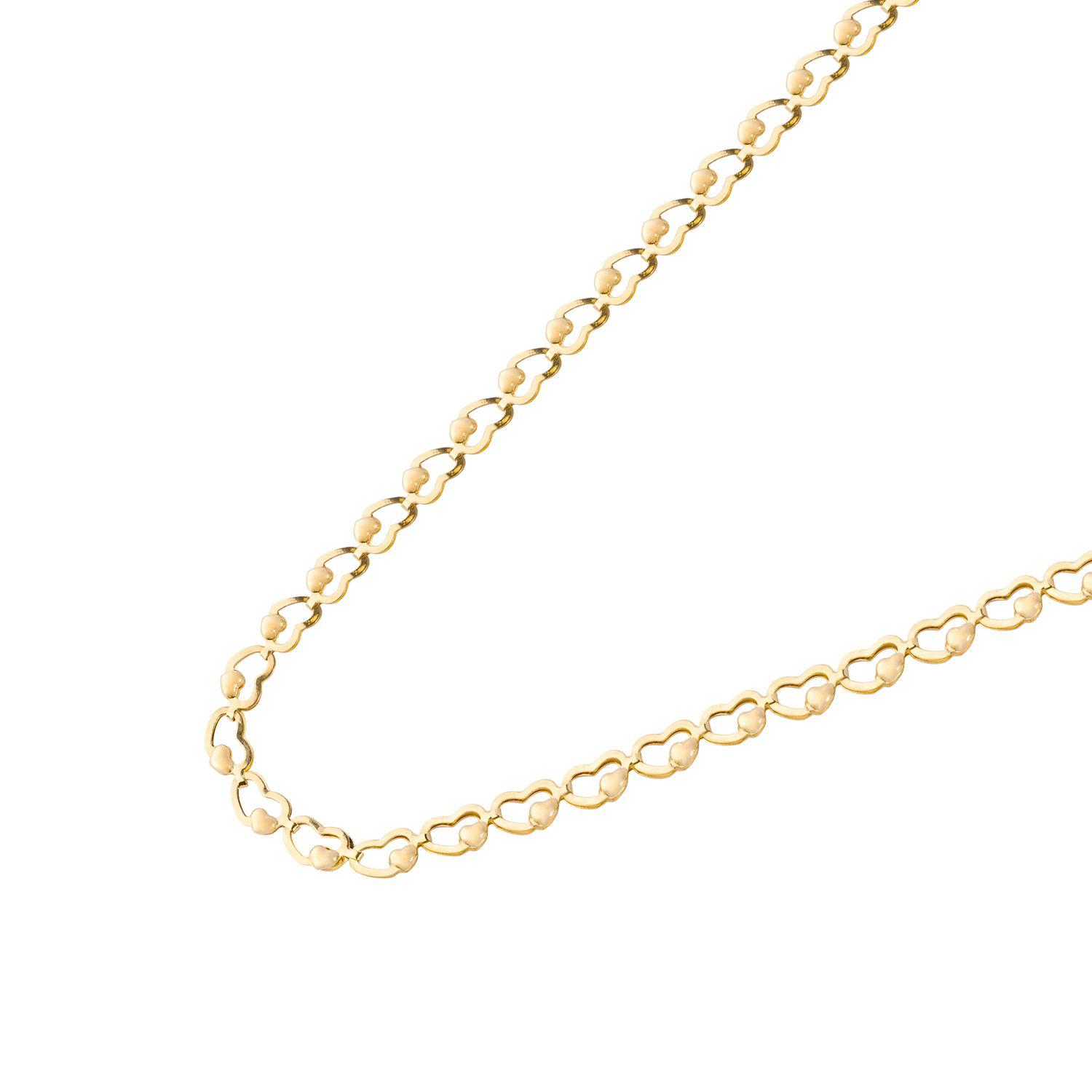 Collares de Oro 18kt Modelo Corazón Completo-2