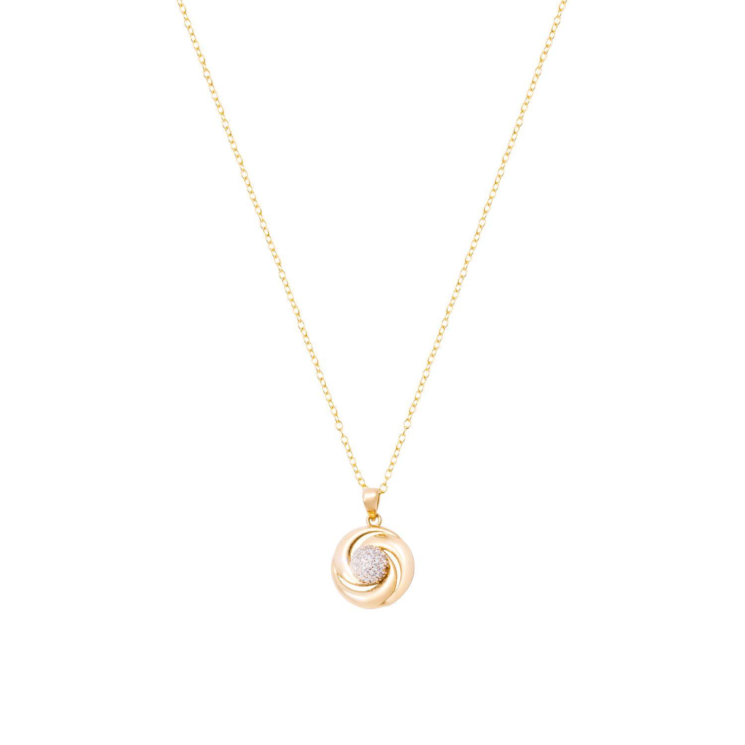 Colgante de Oro 18kt Modelo  Circones espiral-2