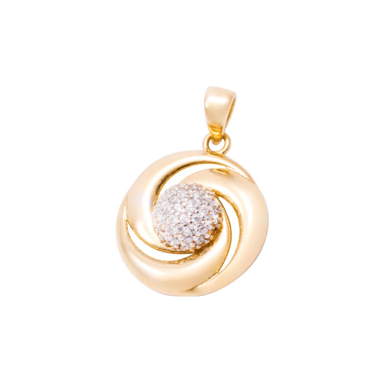 Colgante de Oro 18kt Modelo  Circones espiral-0