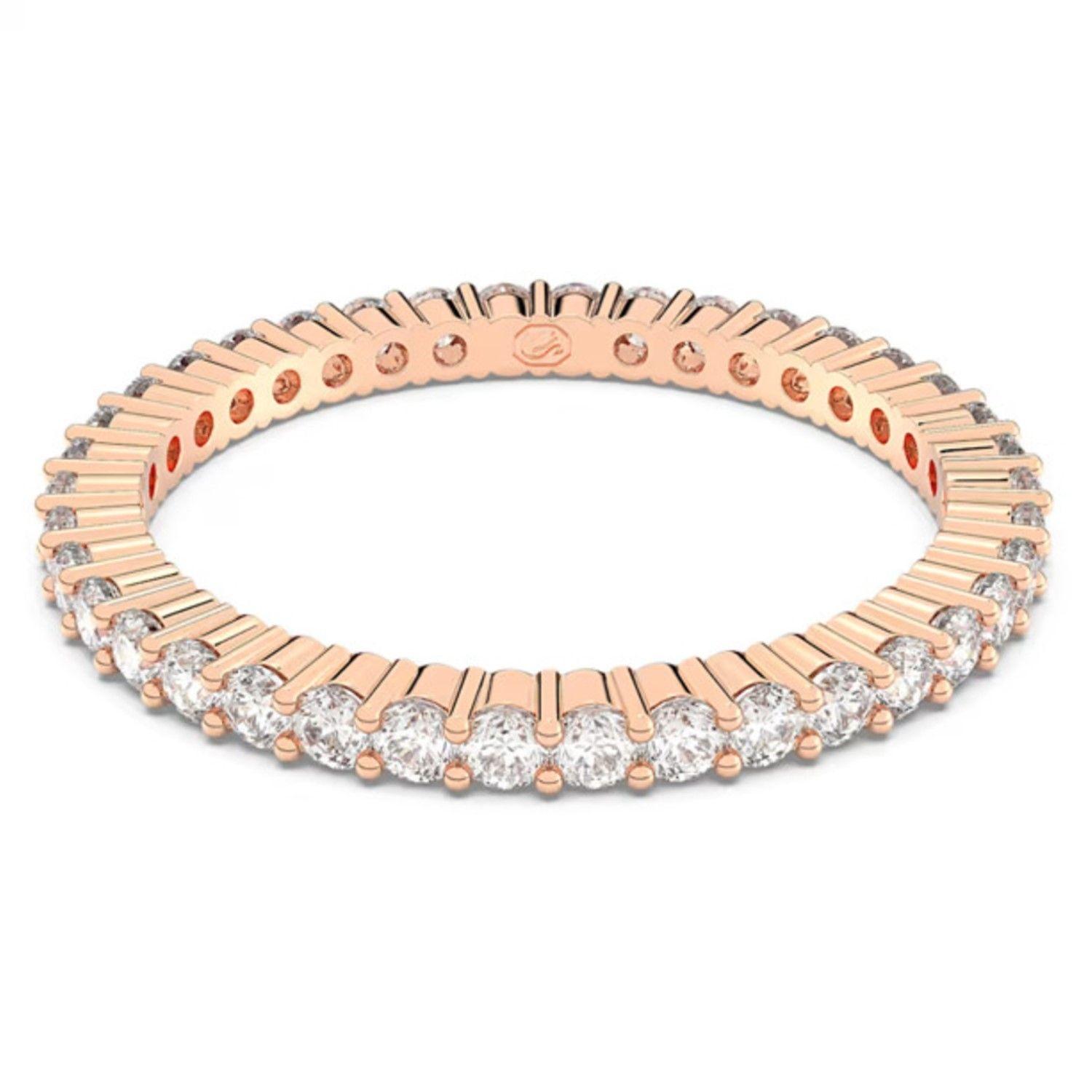 Anillo Swarovski Vittore Small Rosado-0