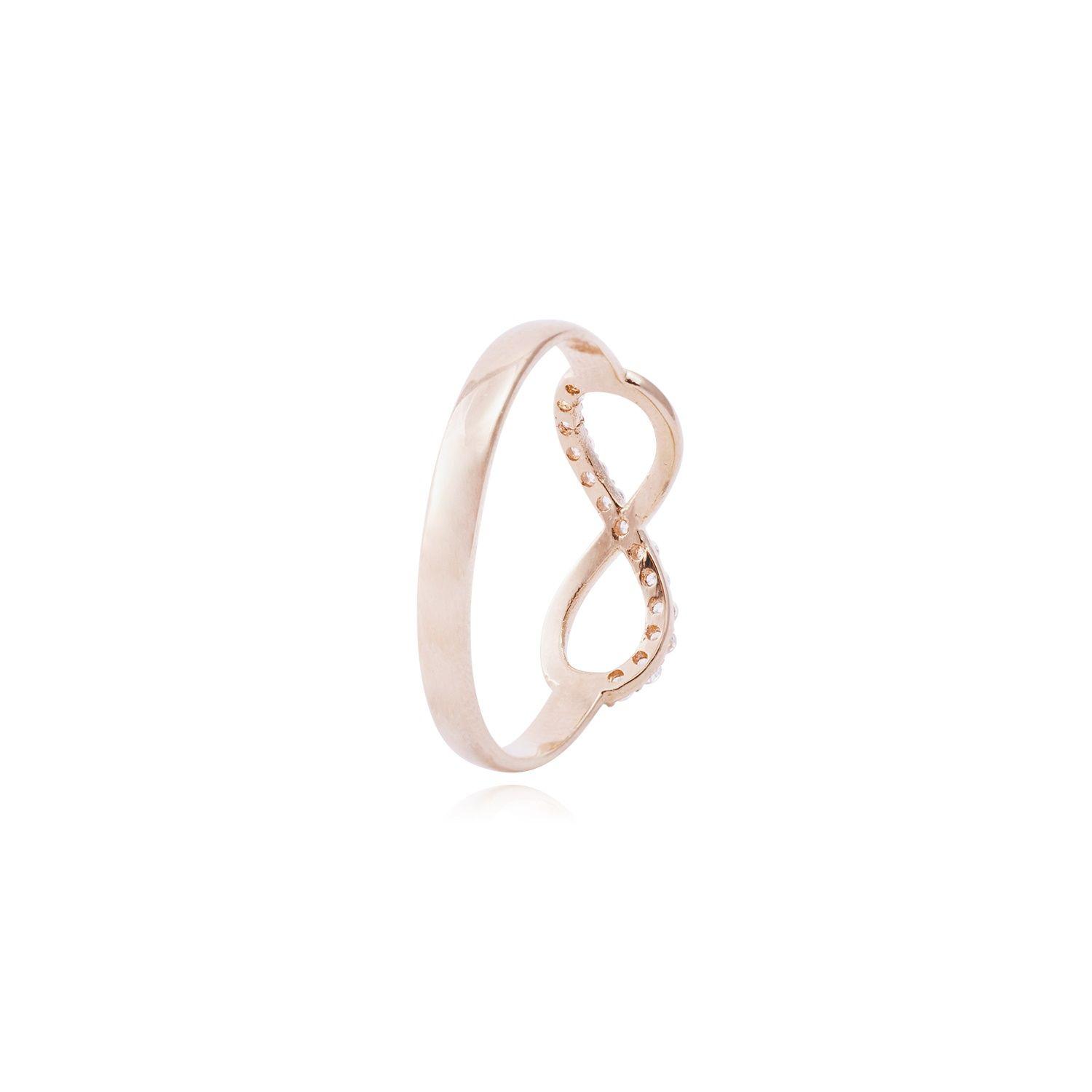 Anillo en Oro Miel 18kt Lazo Eterno-2