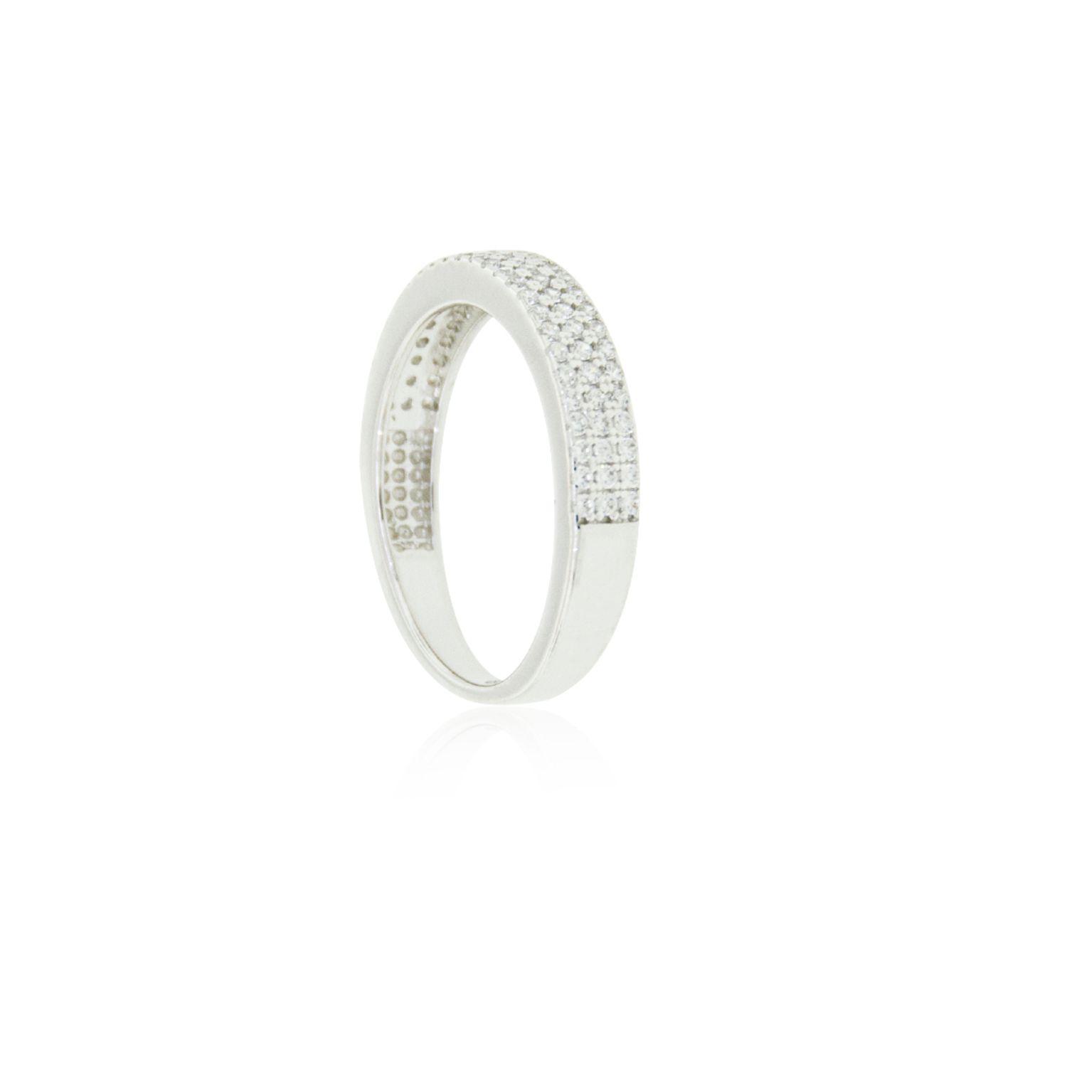 Anillo de Plata Esterlina 925 Triple Cintillo-2