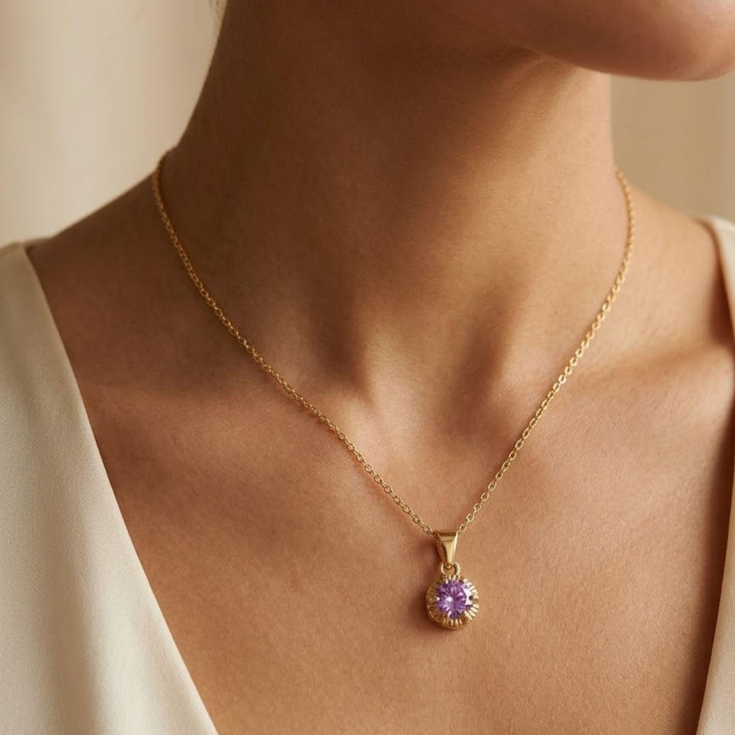 Colgante Oro Miel 18kt Sol con Garras de Rosa de Francia 4mm-3