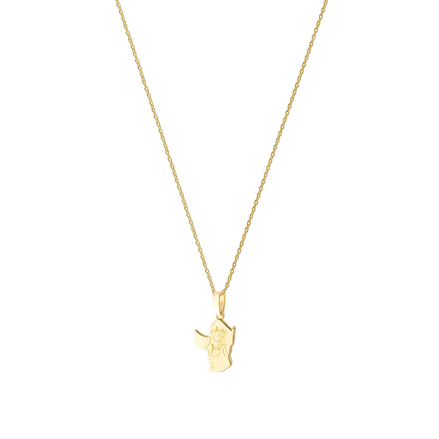 Collar de Oro 18kt Angelito-2