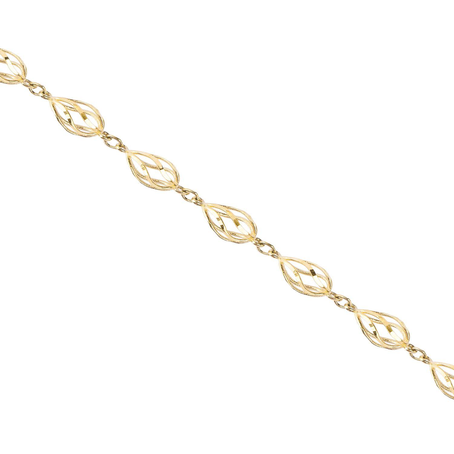 Pulsera de Oro 18kt Caracol-1