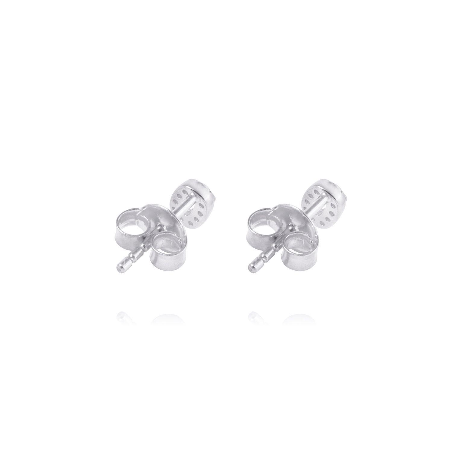 Aros de Plata Esterlina 925 Letra O-2