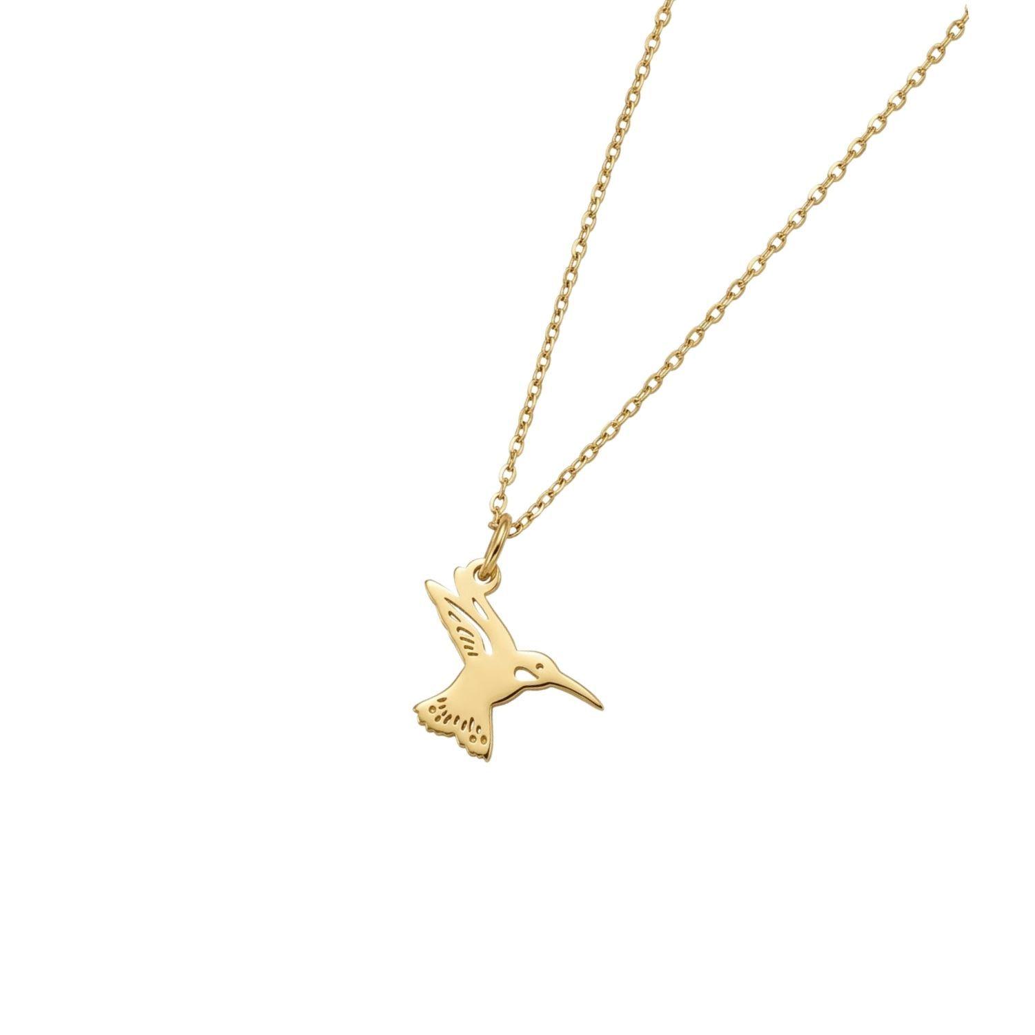 Colgante de Oro Miel 18kt Colibri-1
