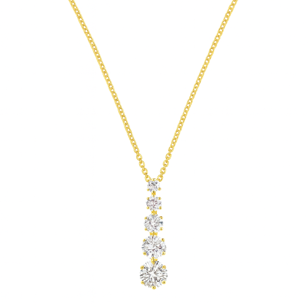 Collar de Oro 18kt con Diamantes 72 Pts Total - By Danielle Costantini-2