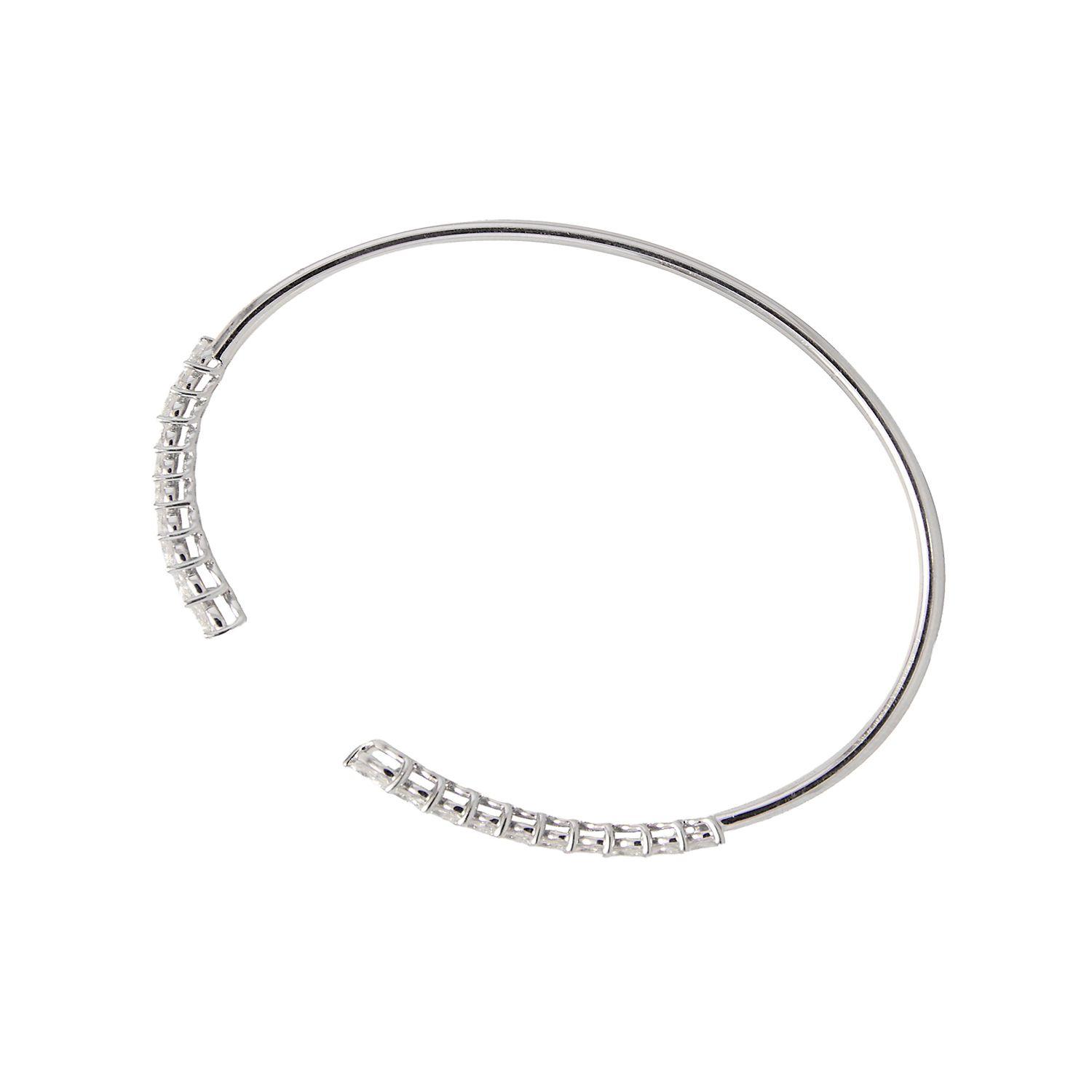 Pulsera Oro Blanco 18kt Diamante 1,14Qts | Danielle Costantini-0