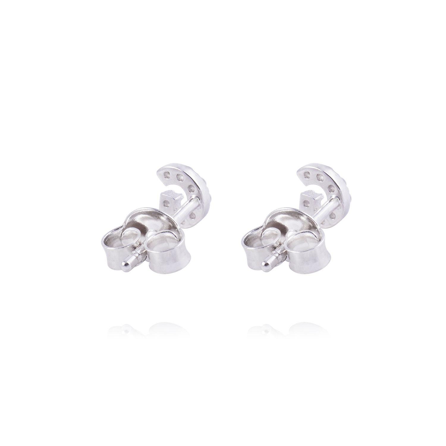 Aros de Plata Esterlina 925 Letra G-2