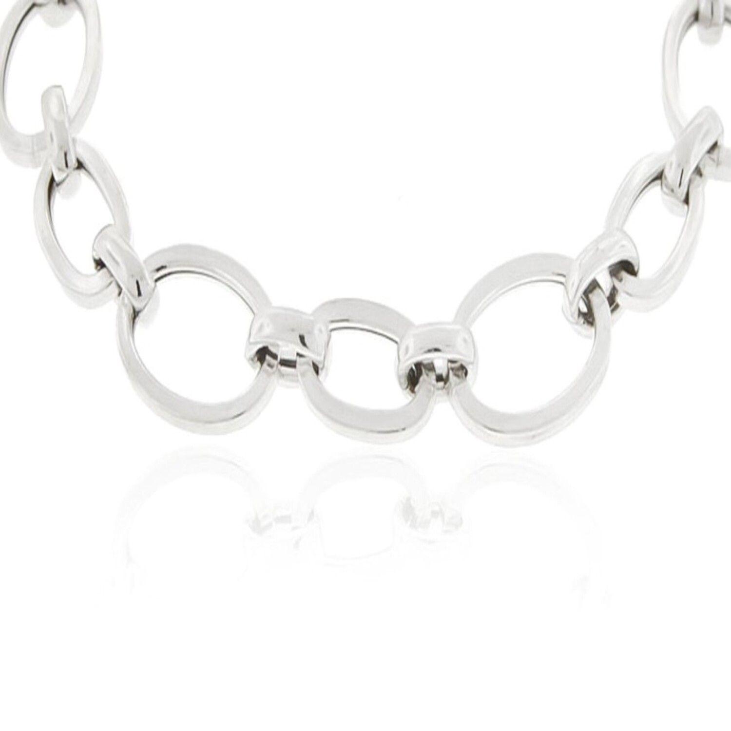 Pulsera de Plata Esterlina 925 Eslabon Ovalado-2