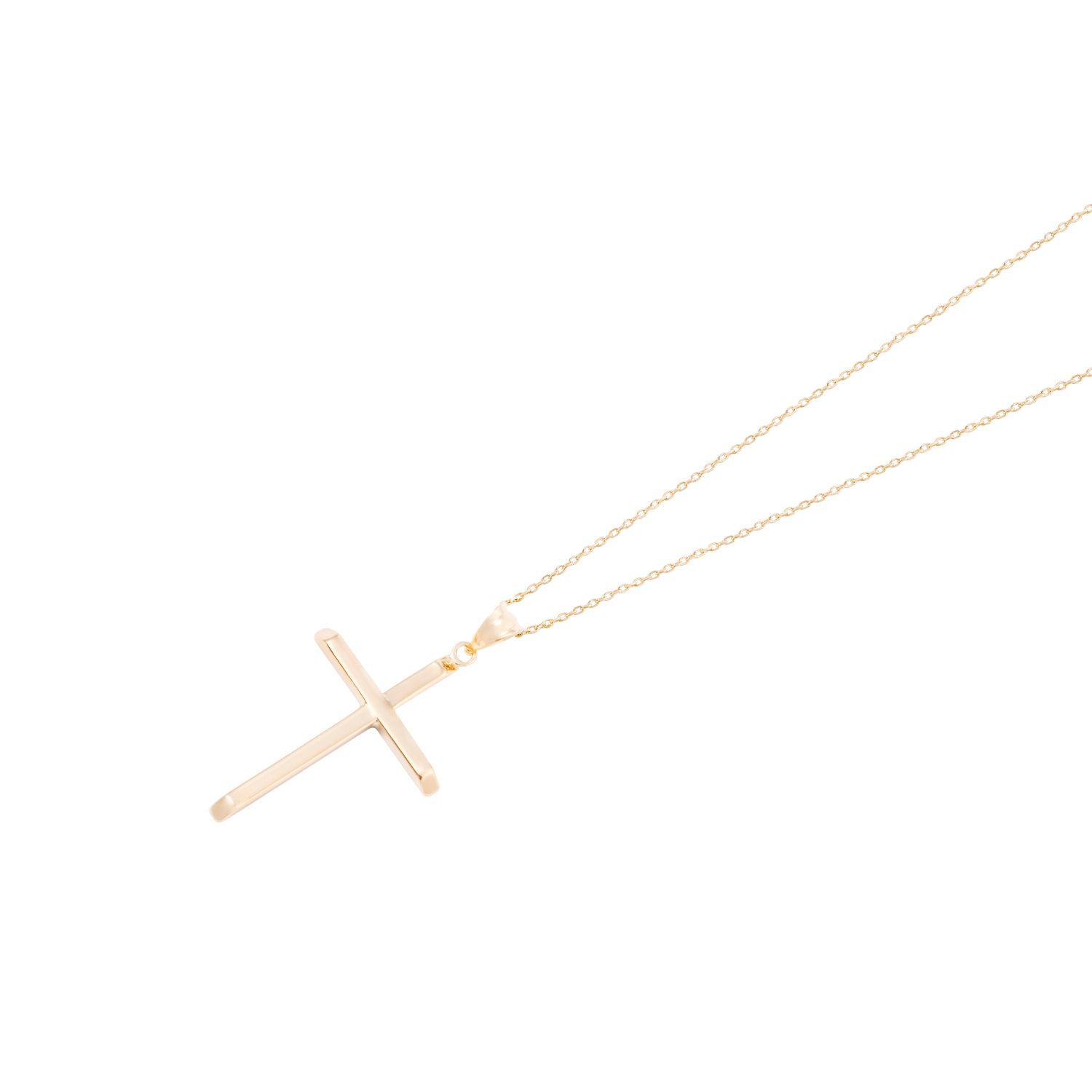 Colgante de Oro 18kt Cruz 35MM-1