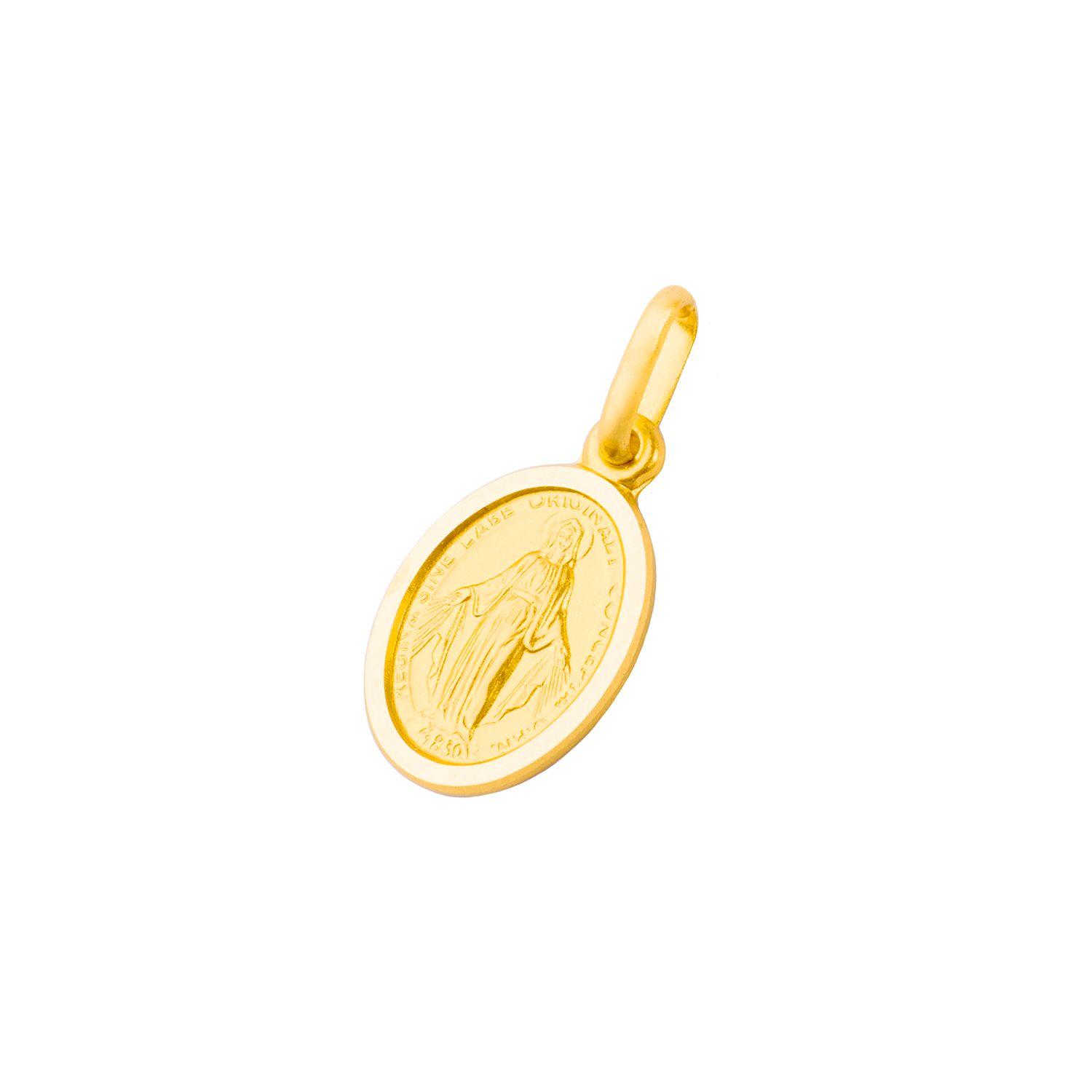 Colgantes de Oro 18kt Modelo Virgen pequeña-0