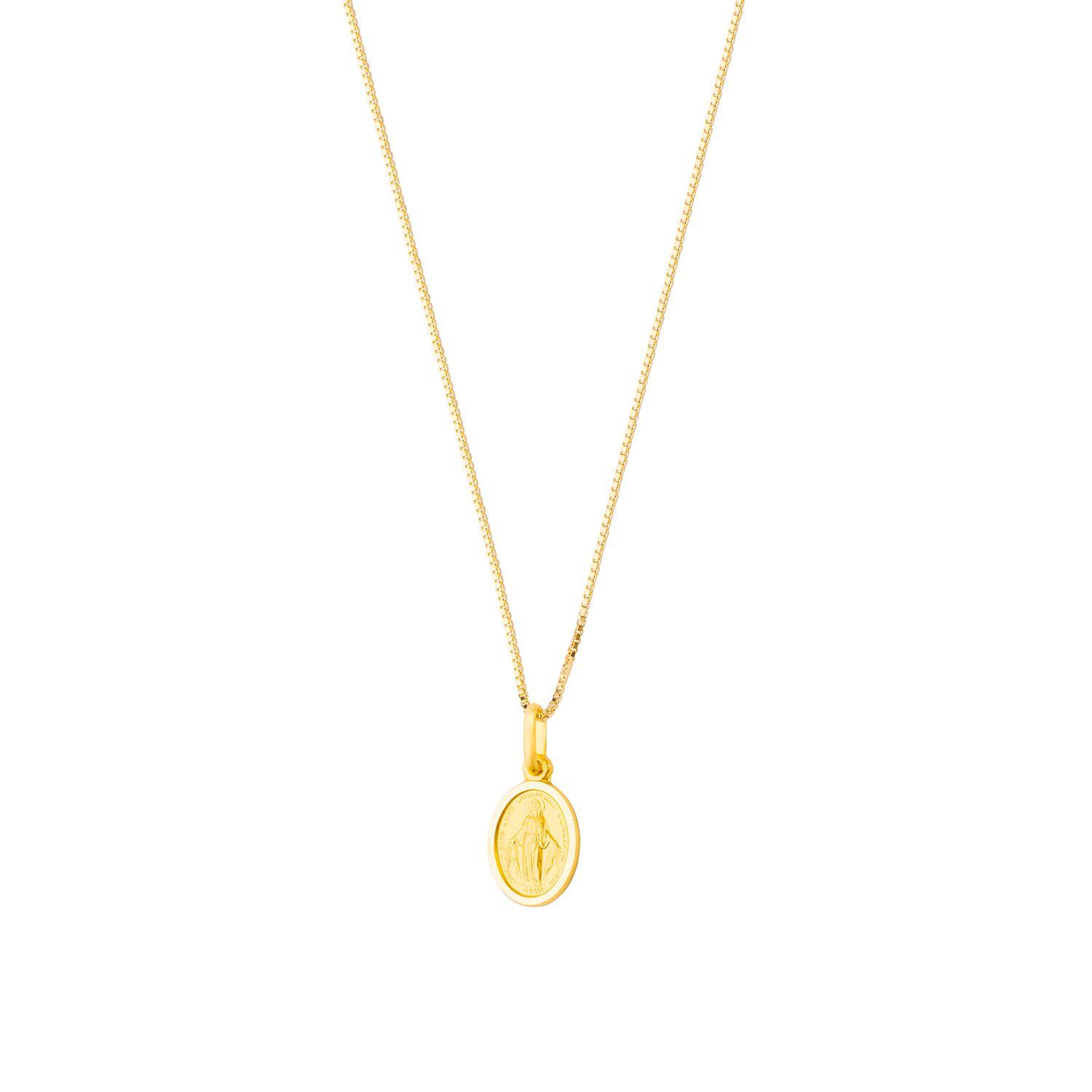Colgantes de Oro 18kt Modelo Virgen pequeña-2