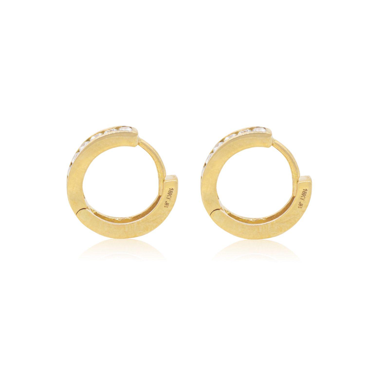 Aros de Oro 18kt Riel de Circones-2