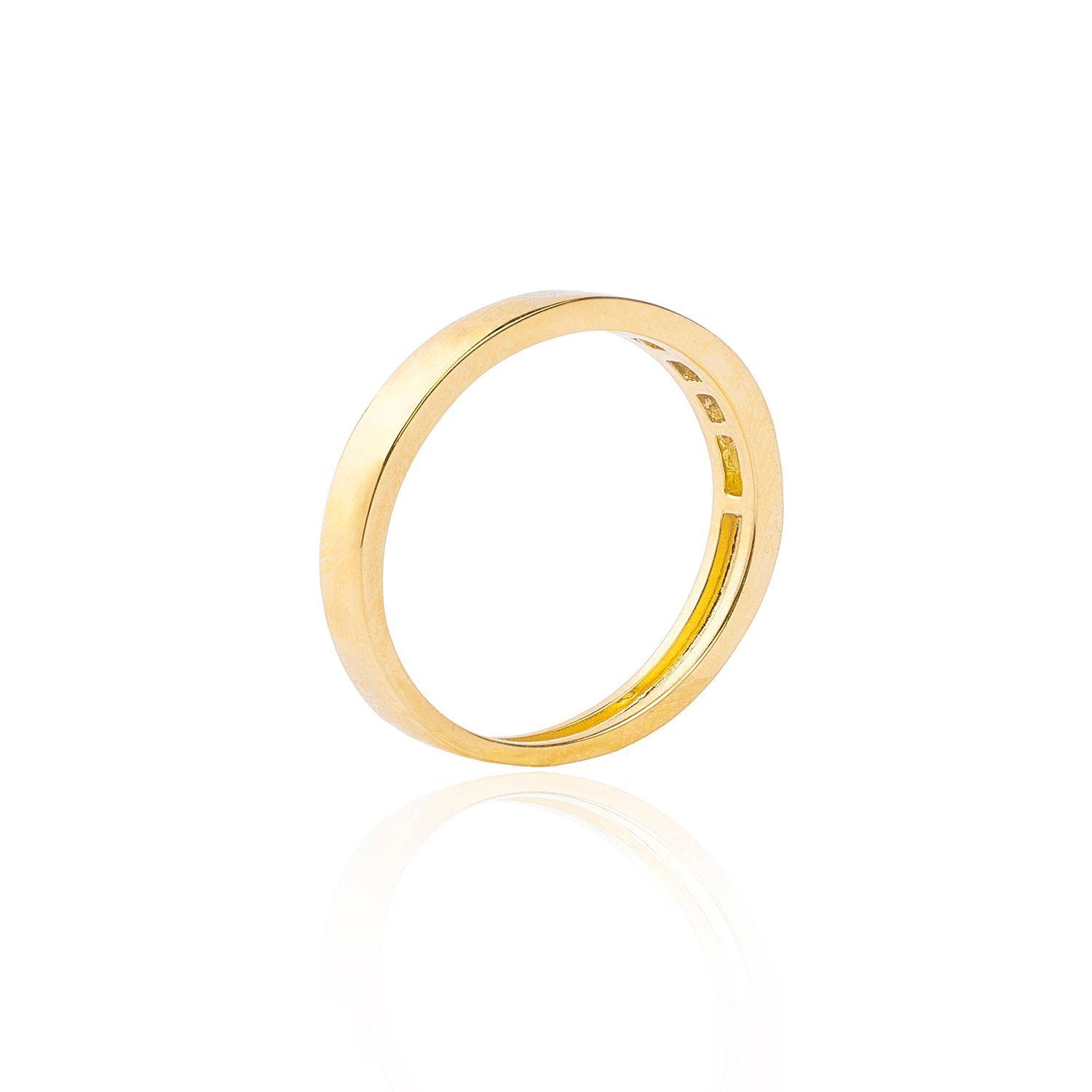 Anillo Oro Amarillo 18Kt Diamantes 10Puntos-1