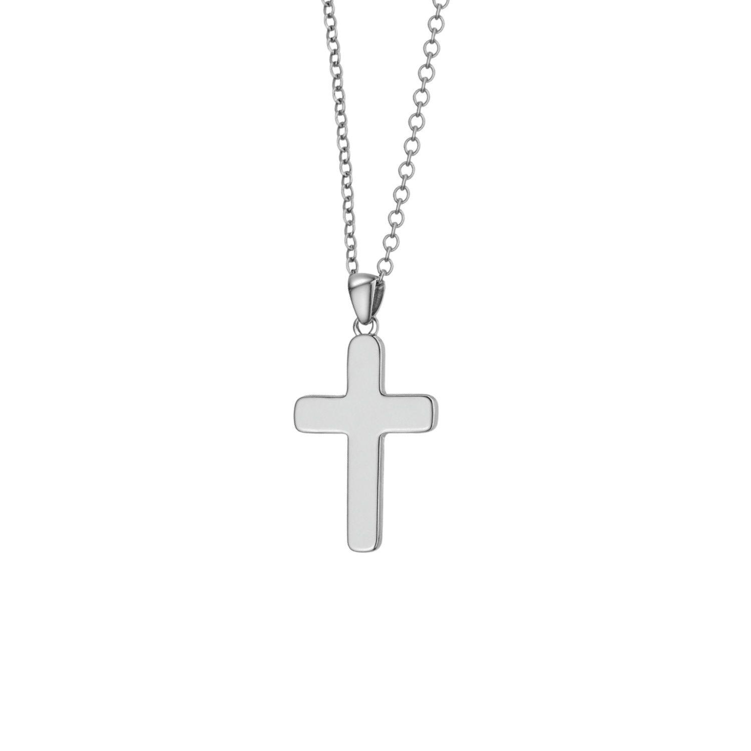 Colgante de Plata Esterlina 925 Cruz 29X23MM-2