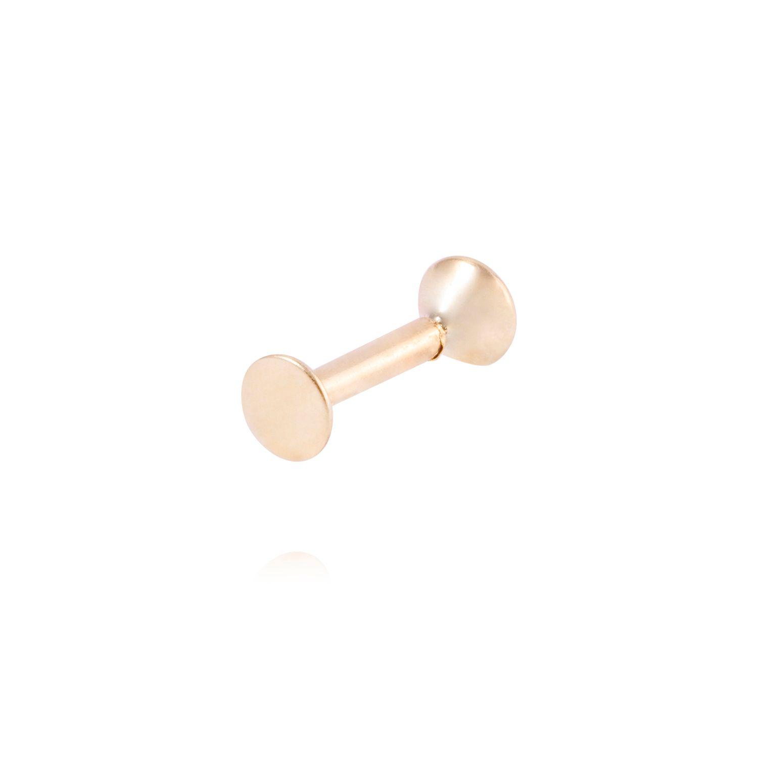 Piercing de Oro de 9kt Punto de luz mediano-2