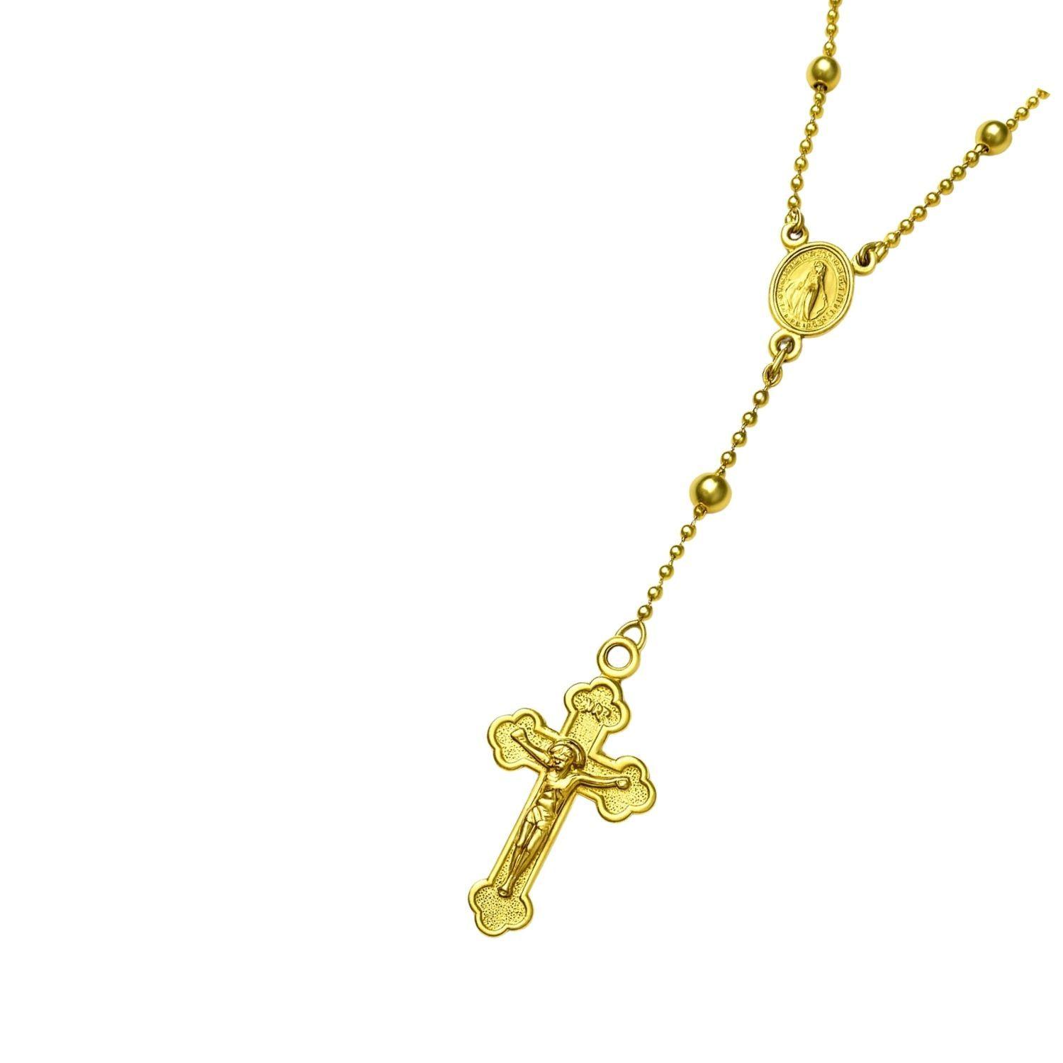 Collar Oro Amarillo 18kt Rosario Oro Amarillo-4