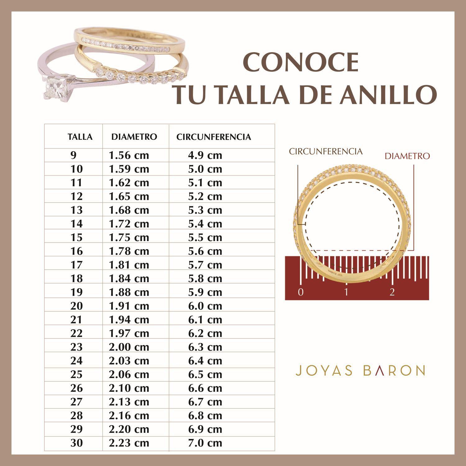 Anillo Oro Amarillo 18kt Circonitas- Central 3MM-3