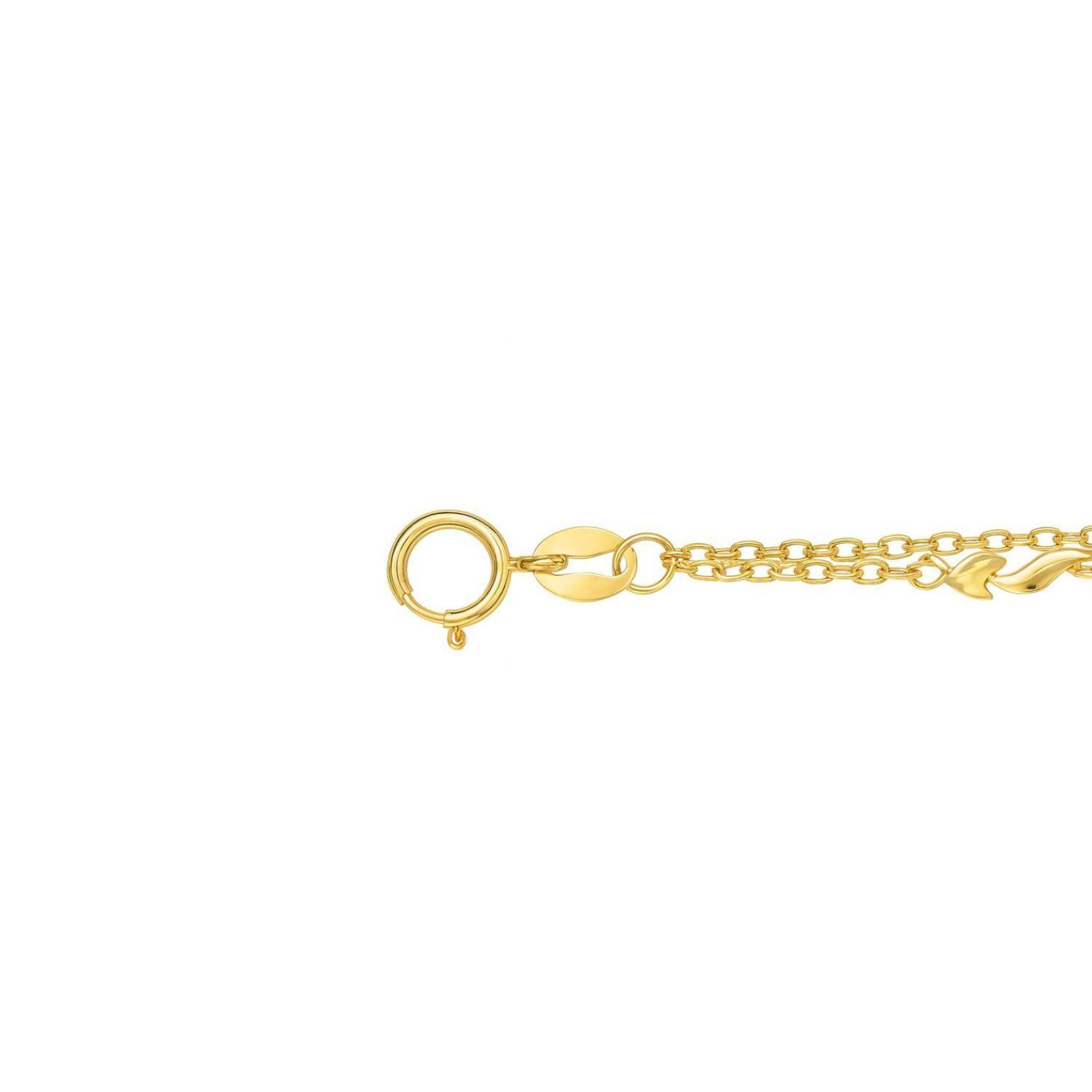 Pulsera Oro Amarillo 18kt Espigas-2