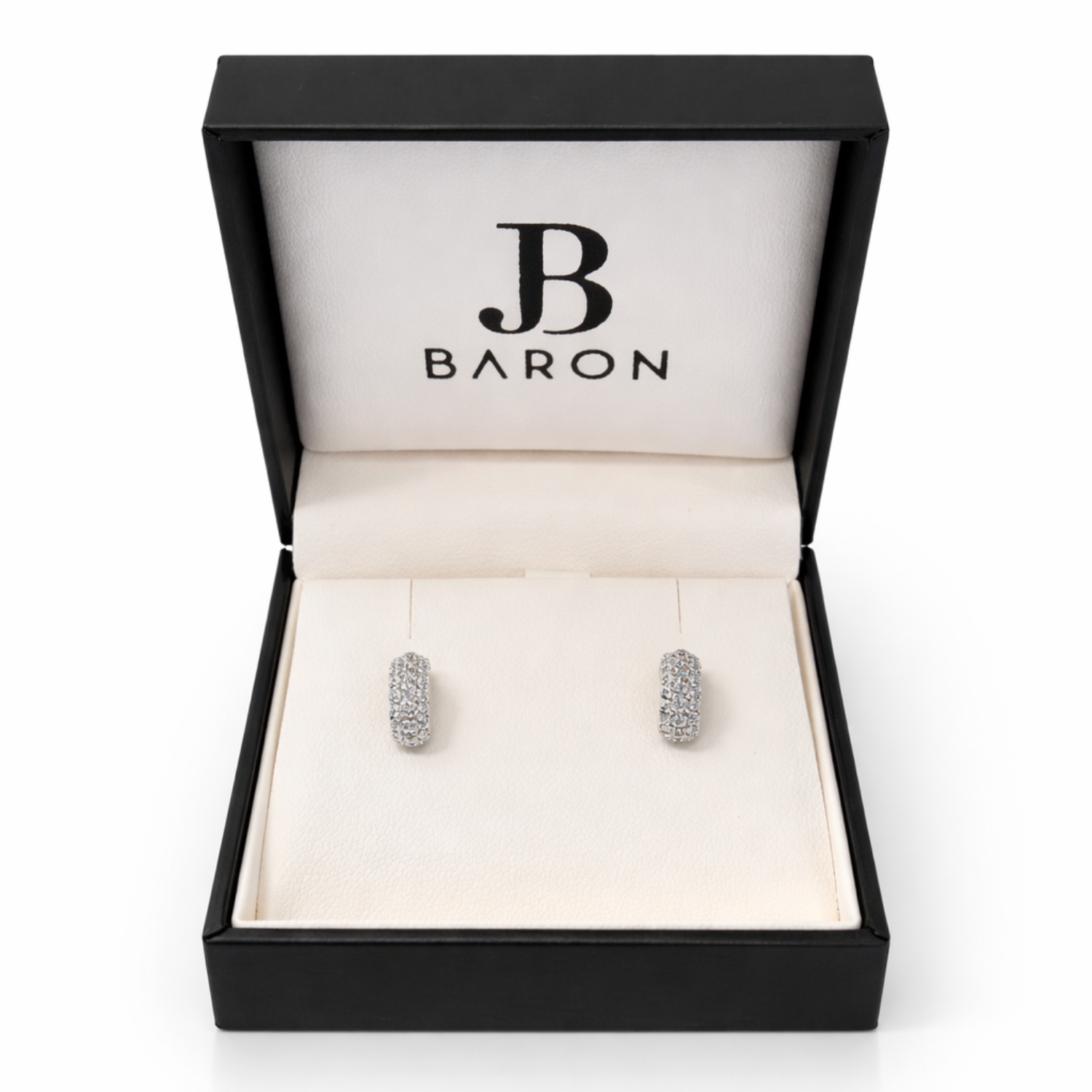 Aros Oro Amarillo 18kt Media Luna Circonita-2