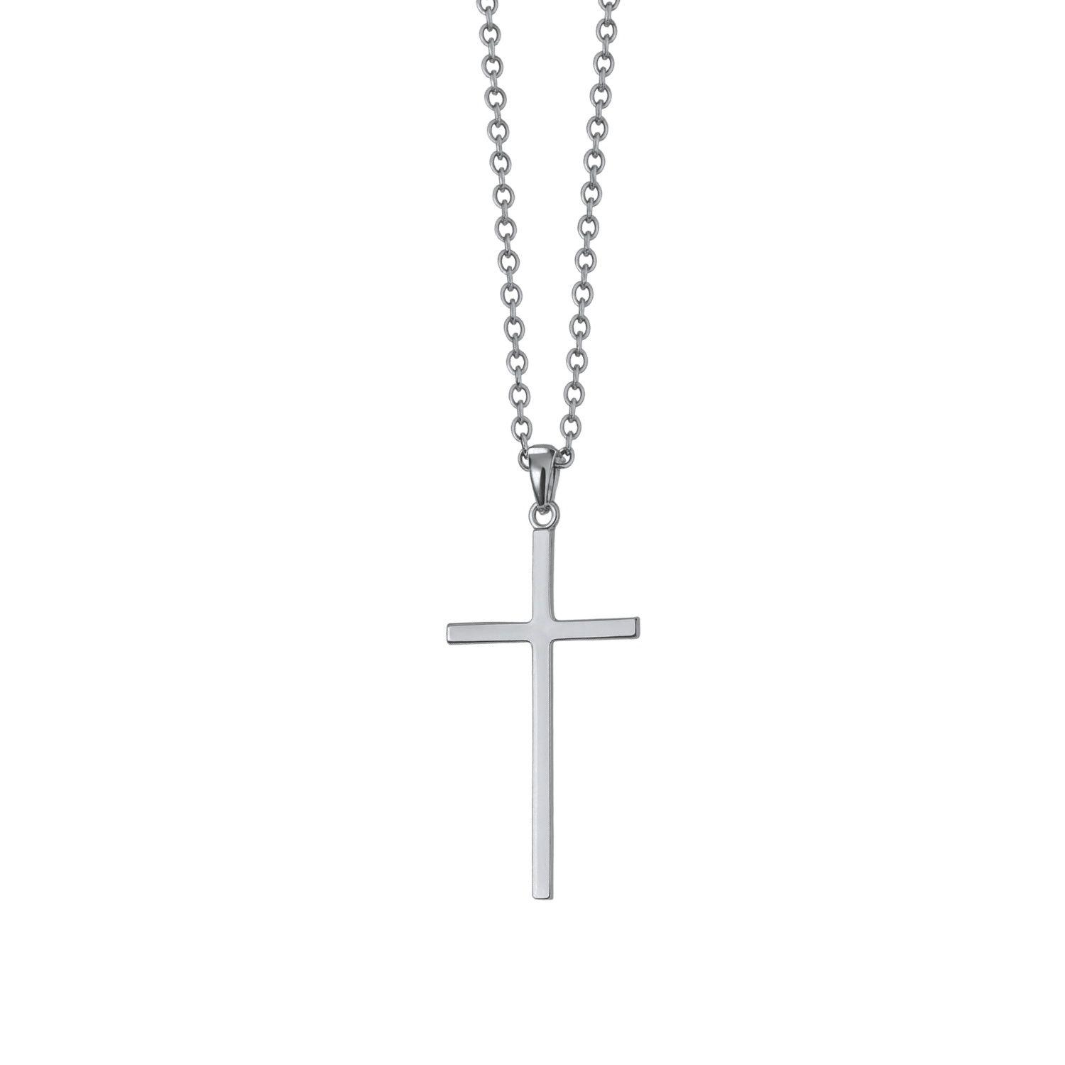 Colgante de Plata Esterlina 925 Cruz 32X15MM-2