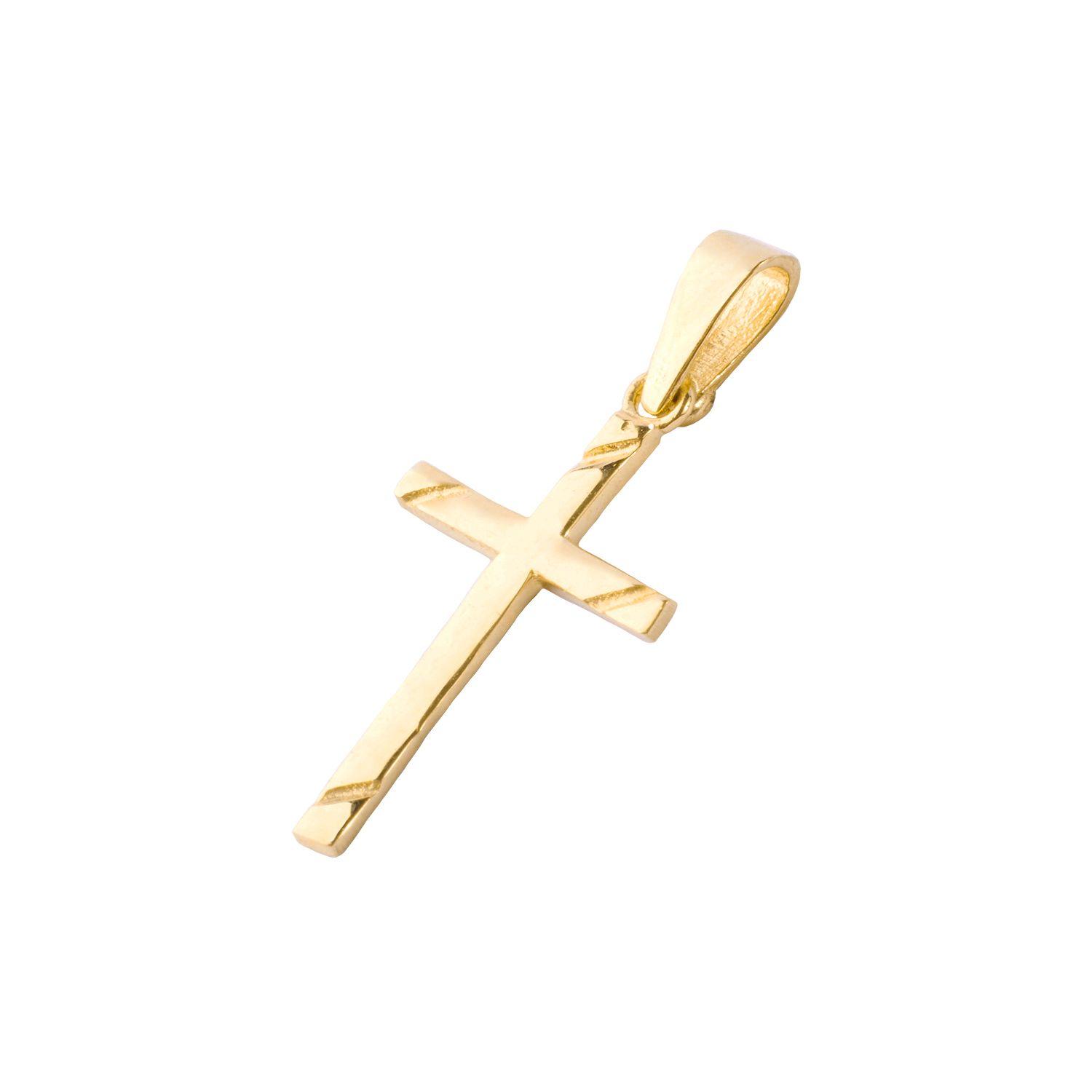 Colgantes de Oro 18kt Modelo Cruz Chica-0