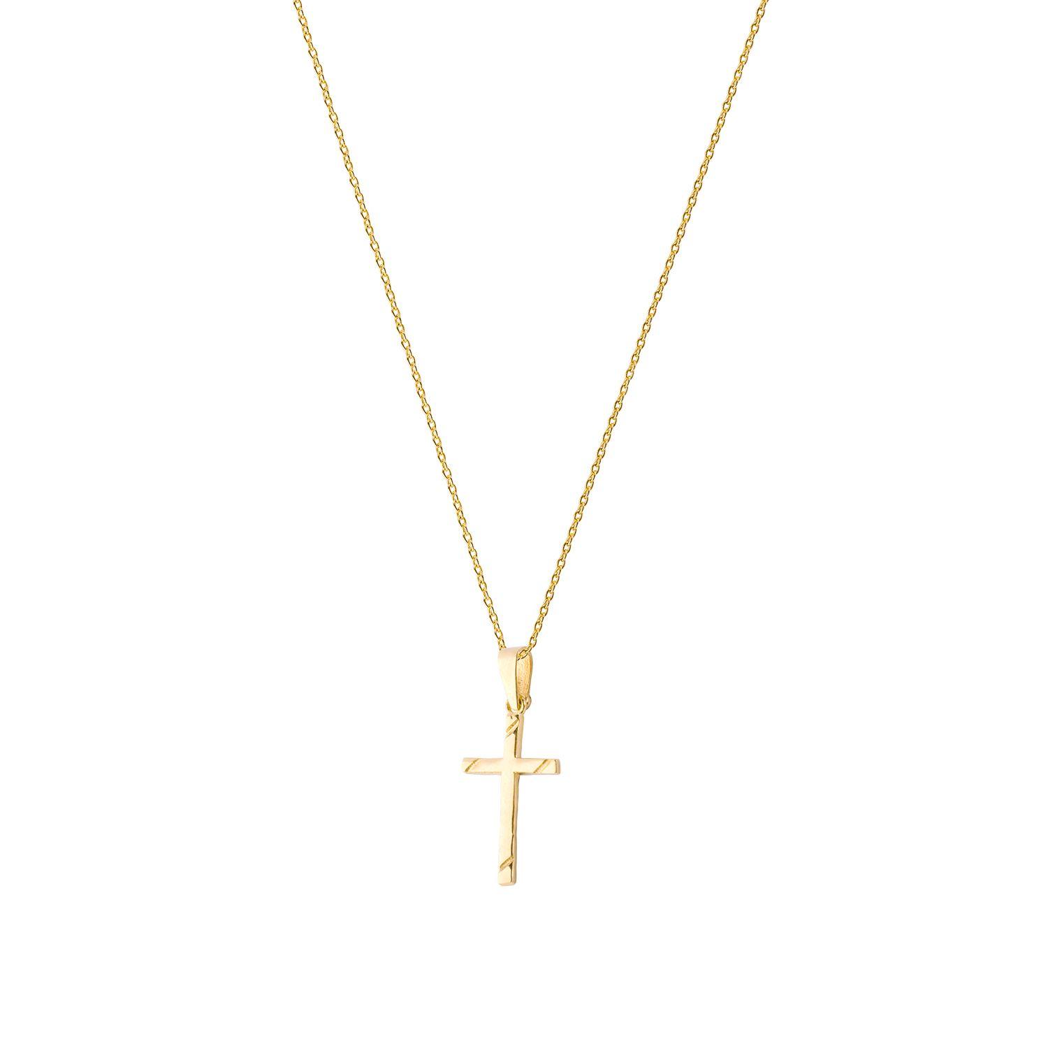 Colgantes de Oro 18kt Modelo Cruz Chica-2