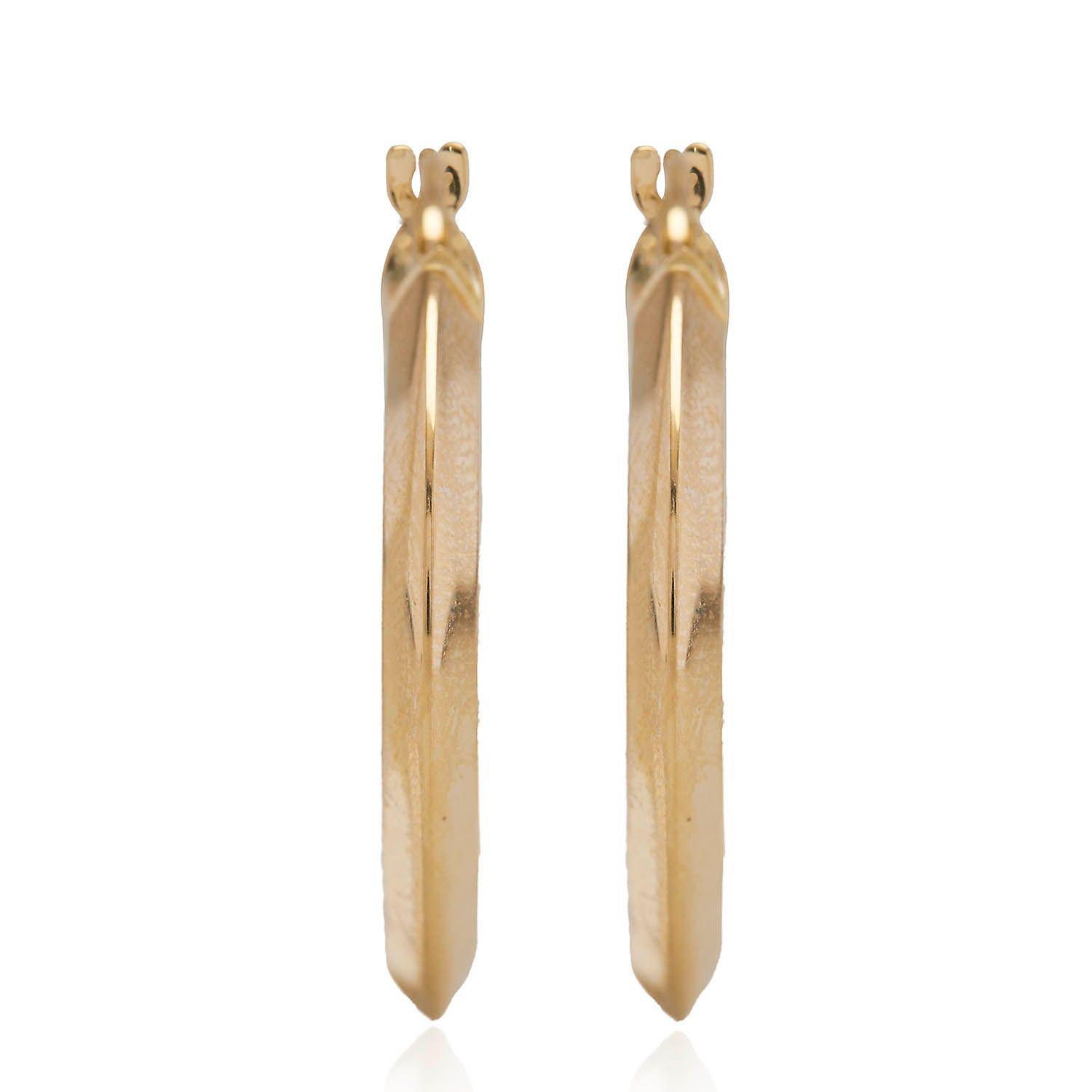 Aros de Oro 18 kt Argollas de 20mm-1
