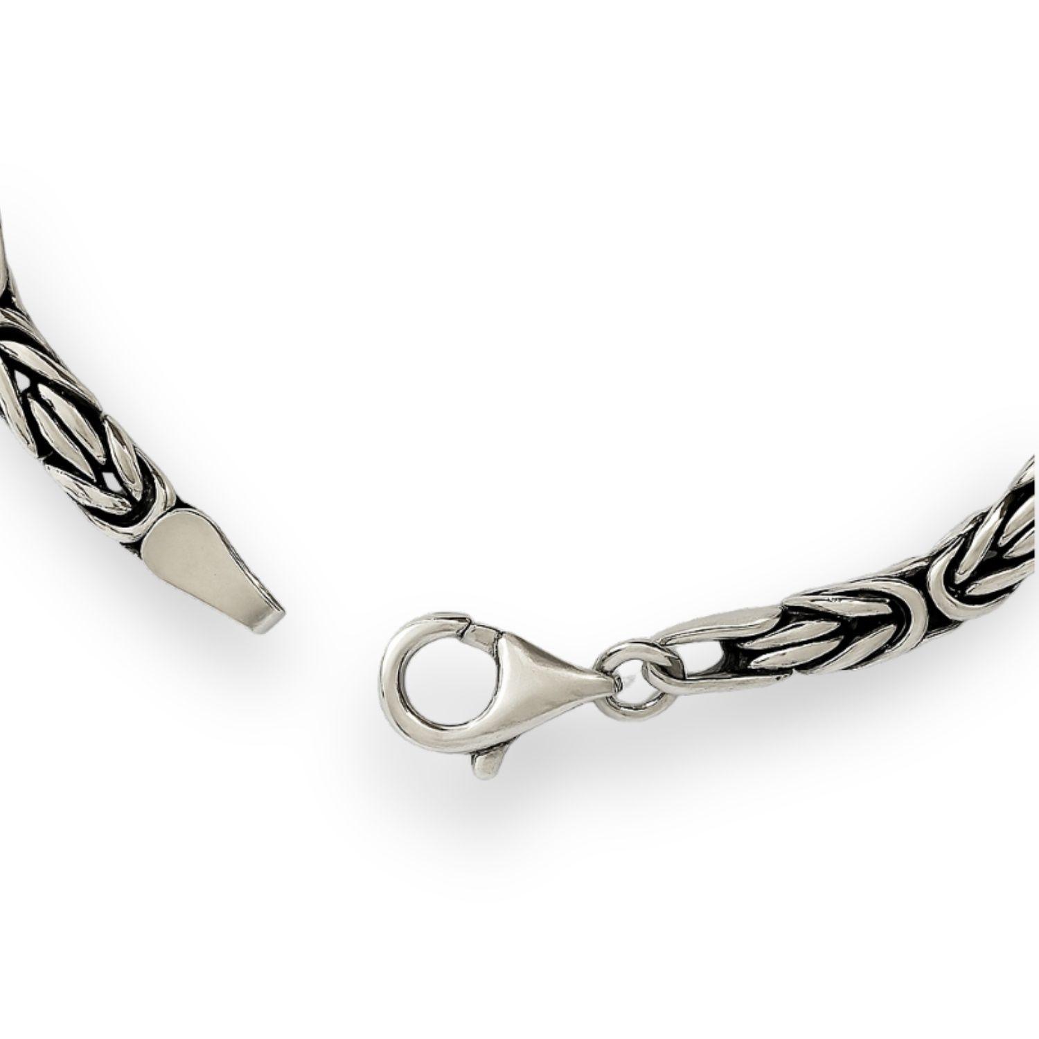 Pulsera de Plata Esterlina 925 Bizantino desde 25gr.-2