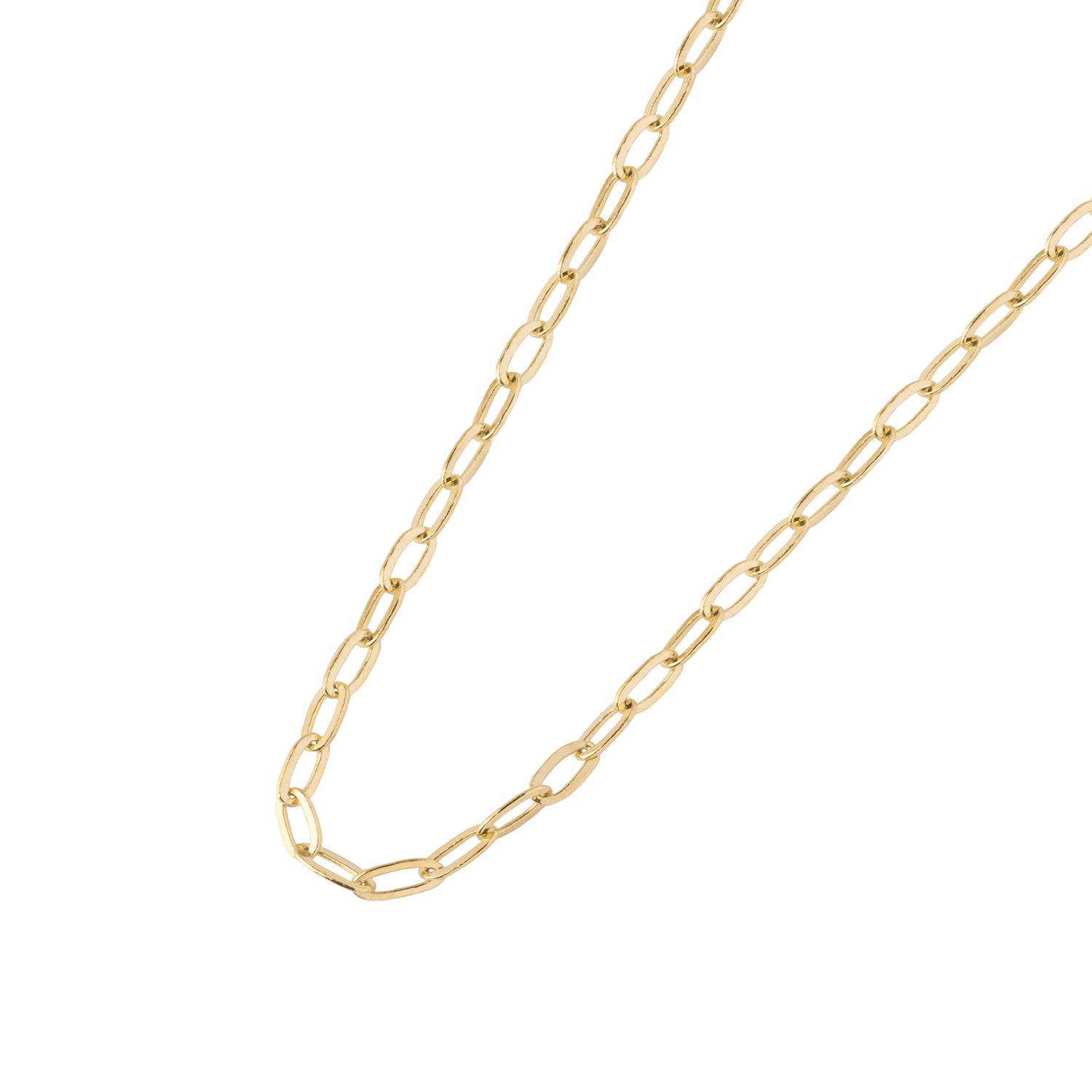 Collar de Oro 18kt Limada Mediana-0