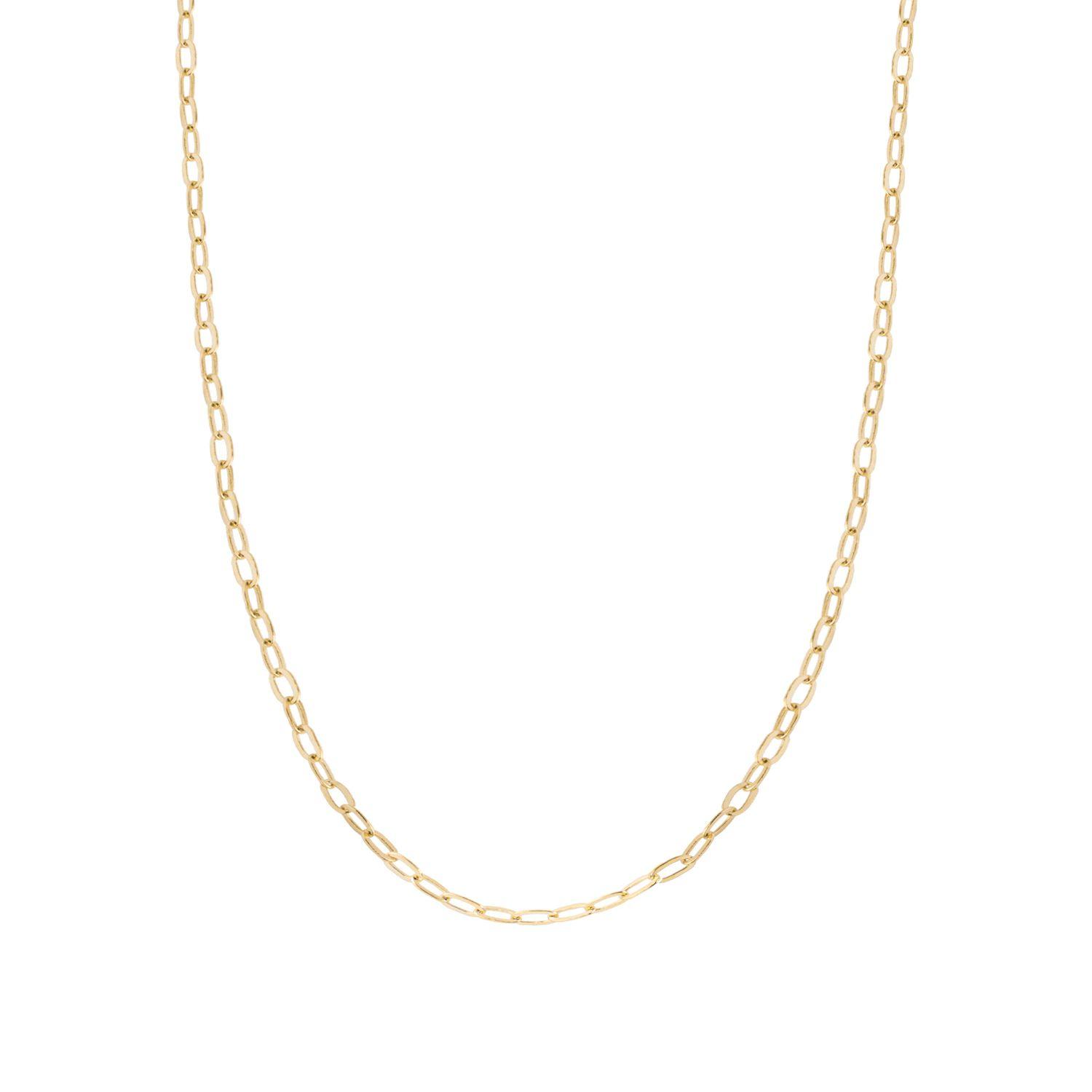 Collar de Oro 18kt Limada Mediana-1
