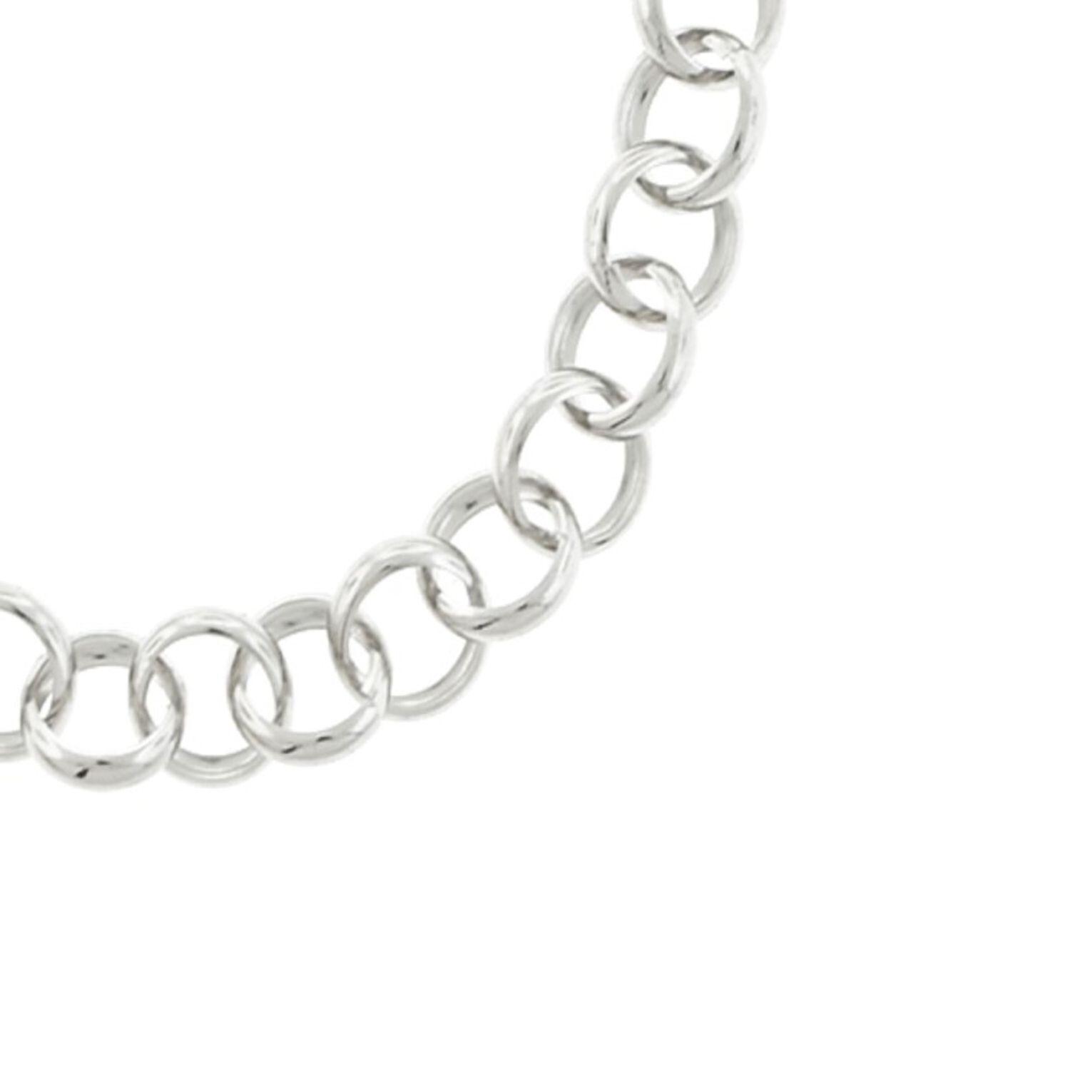 Pulsera de Plata Esterlina 925 Argollas Entrelazadas-2