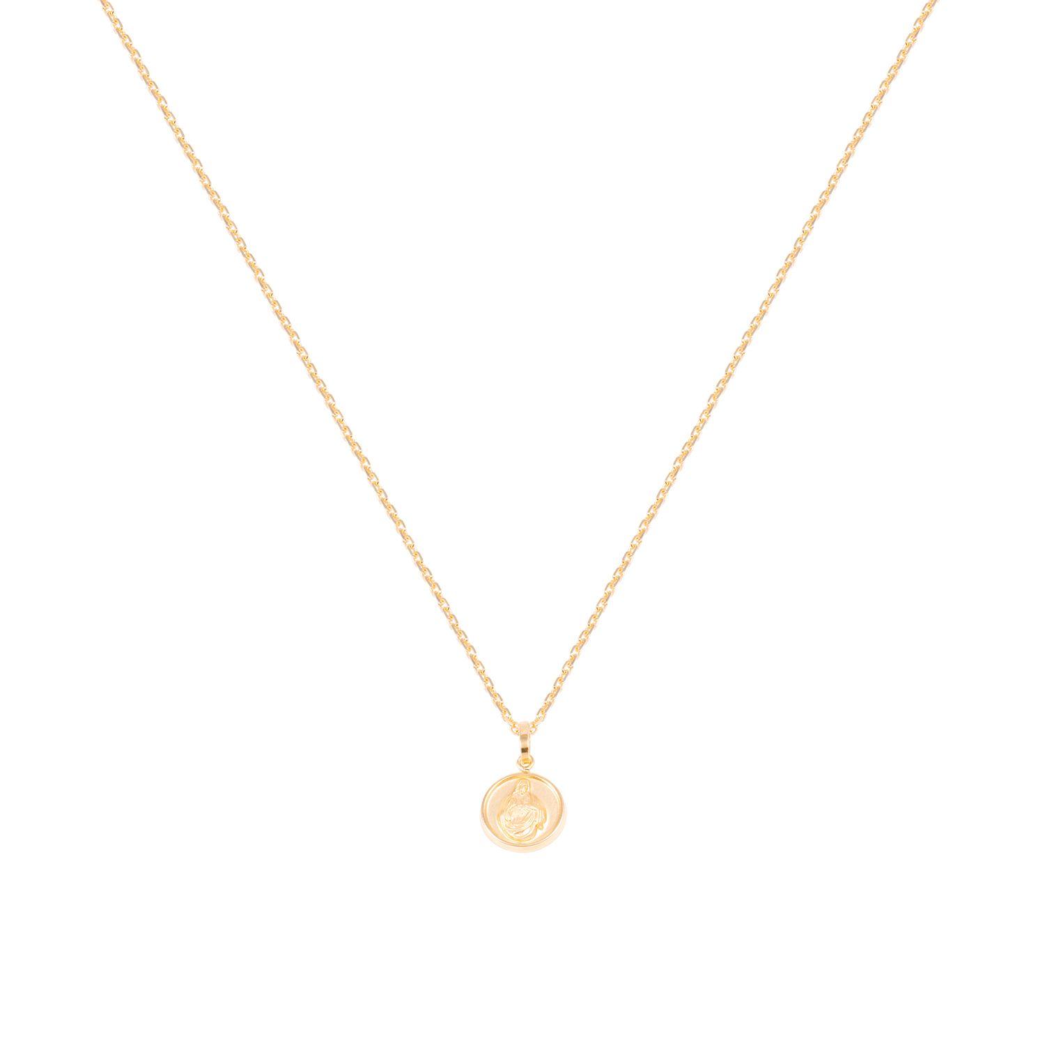 Colgante Oro Amarillo 18kt Sagrado Corazón-2