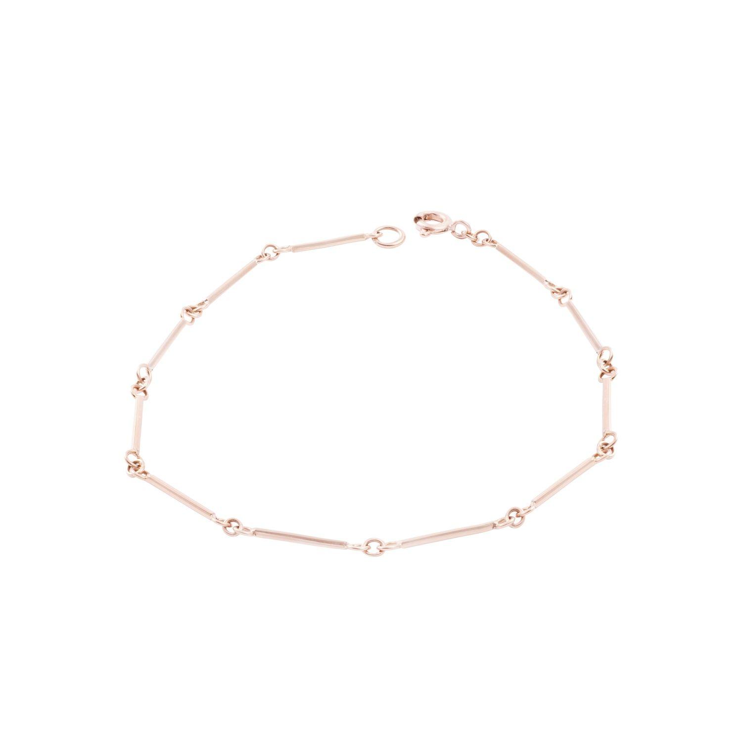 Pulsera Oro Miel 18kt Palitos.-2