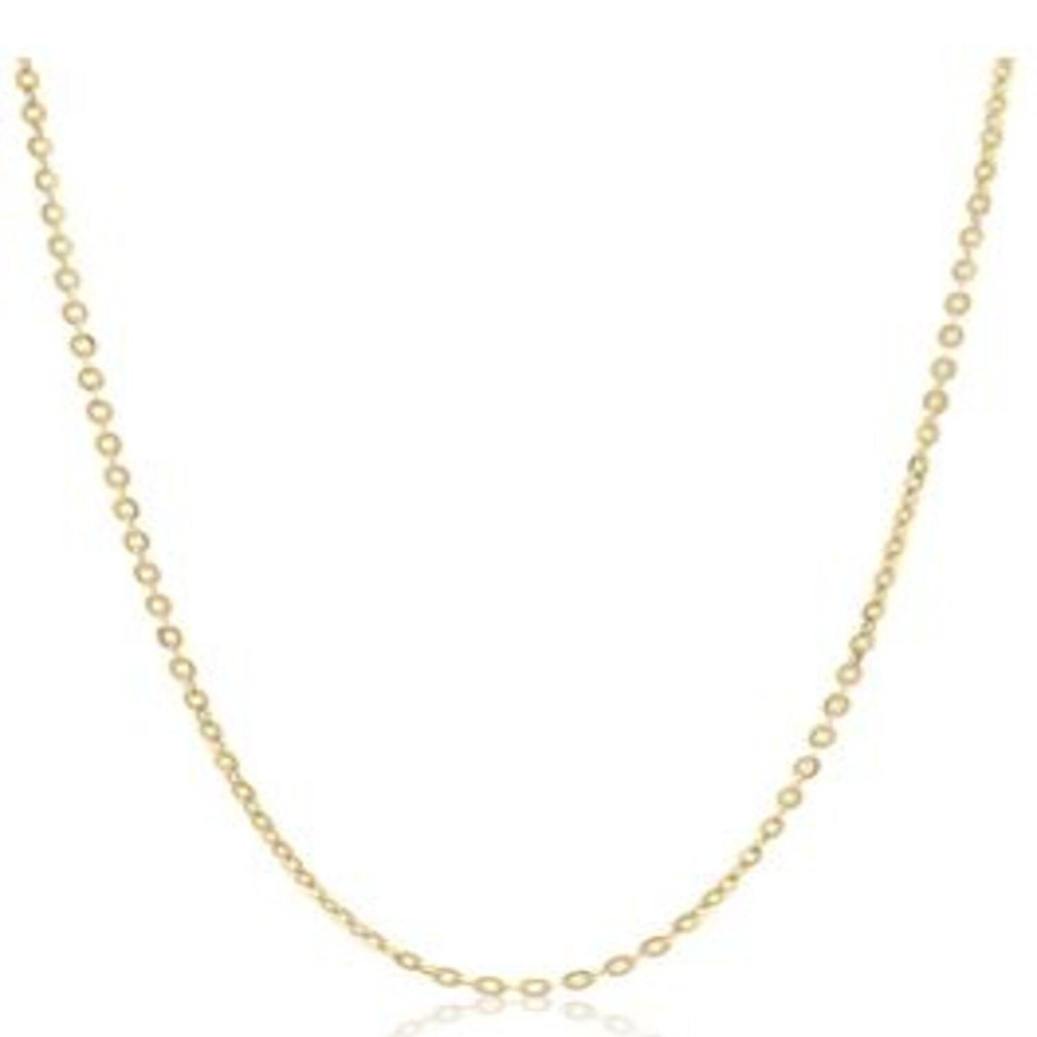 Cadena Oro 18kt Eslabon Redondo-1