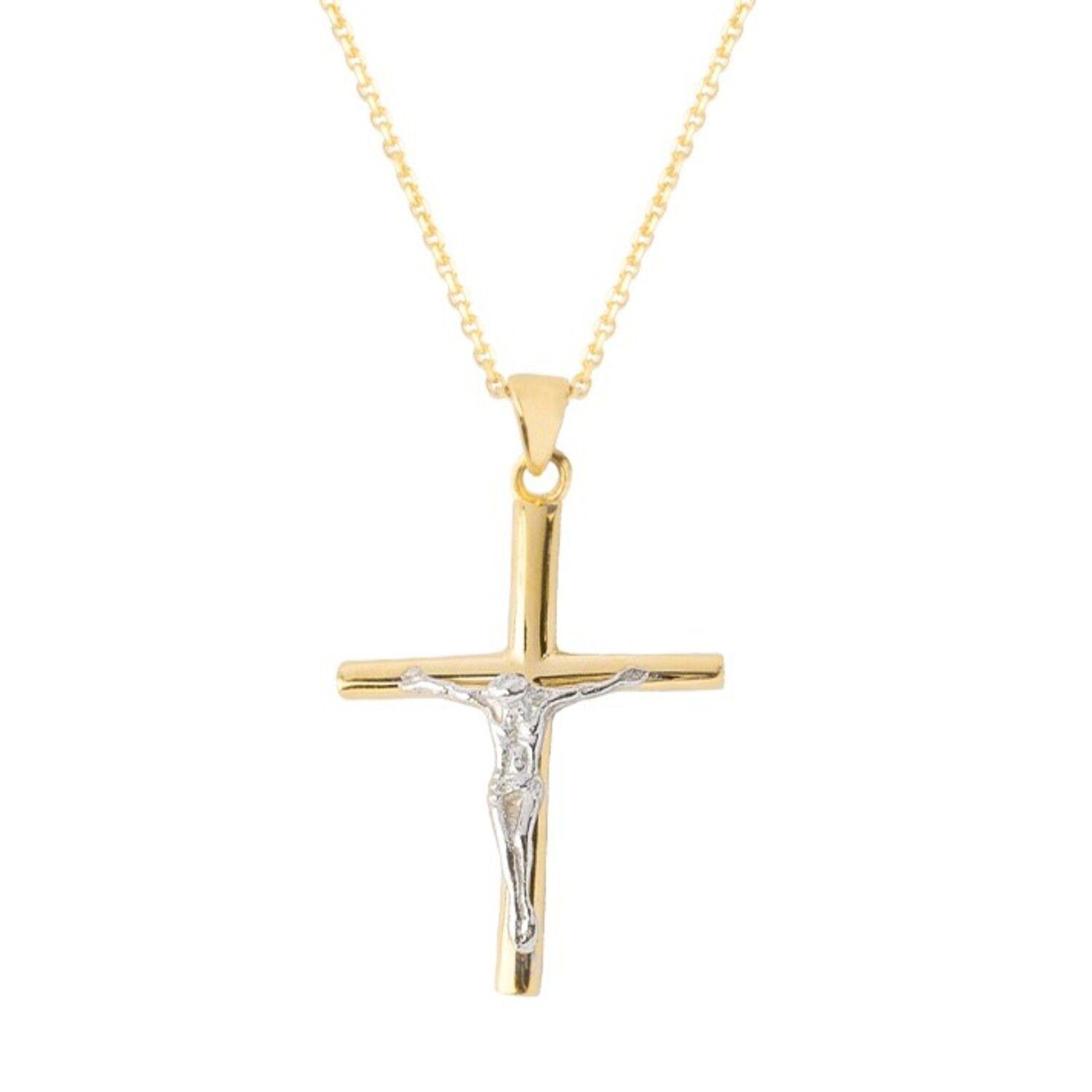 Colgante de Oro 18kt Cristo Cruz AUB-2