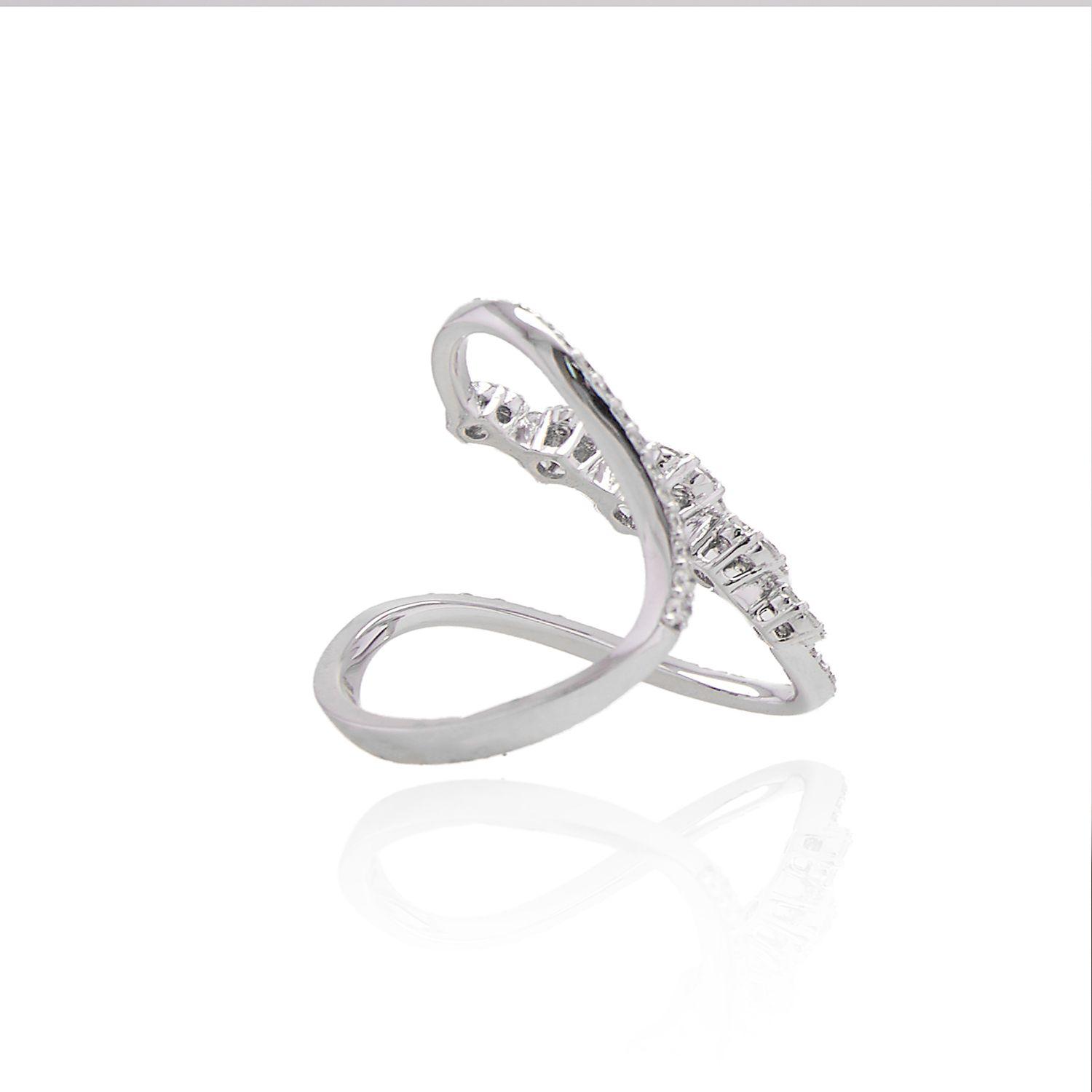 Anillo Oro 18kt Diamantes 96 Pts-1