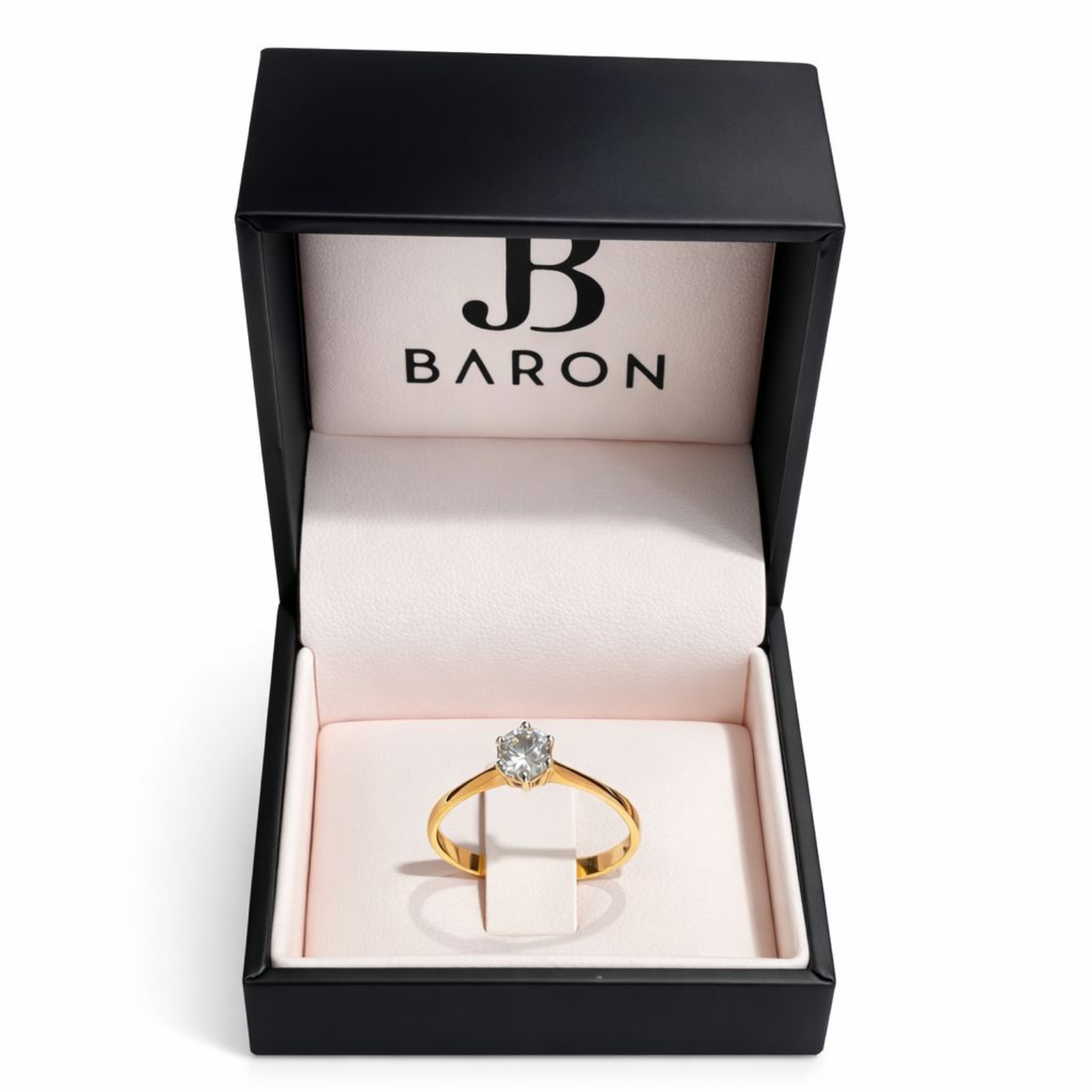 Anillo Oro Amarillo 18kt Solitario Circonita 5MM-2