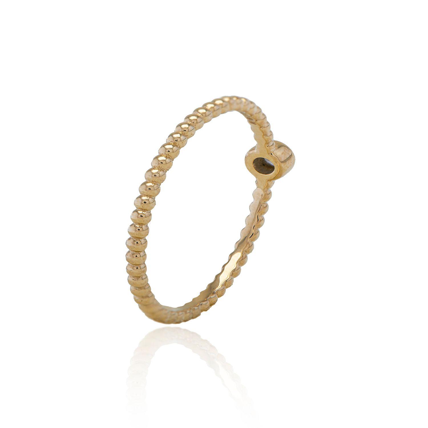 Anillo Oro Amarillo 18kt Diamantes de 3Pts-2