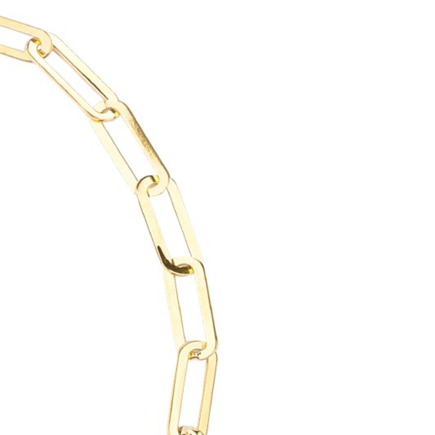 Pulsera de Oro 18kt Eslabones Pequeños-2