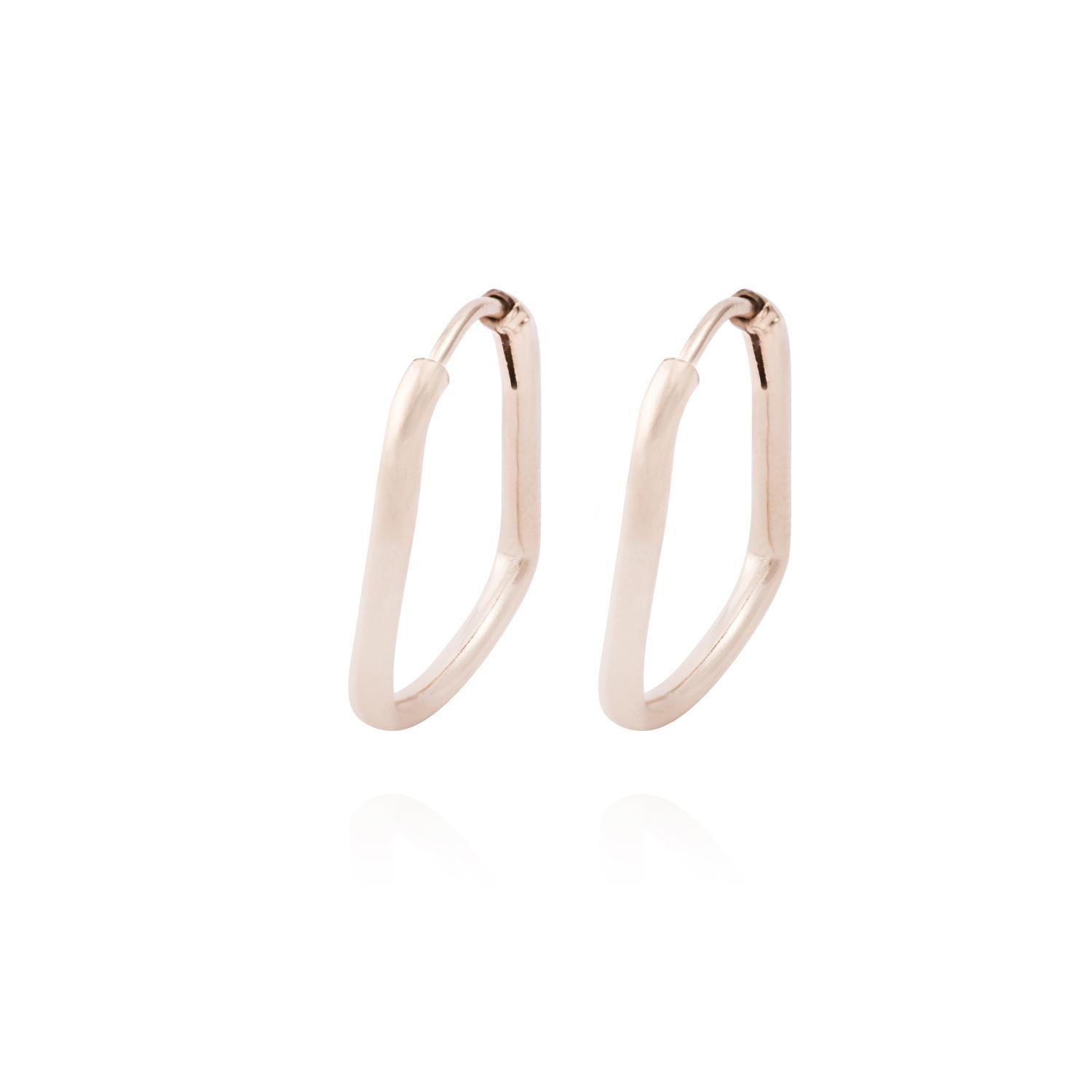 Aros Oro Miel 18kt Ovalo-0