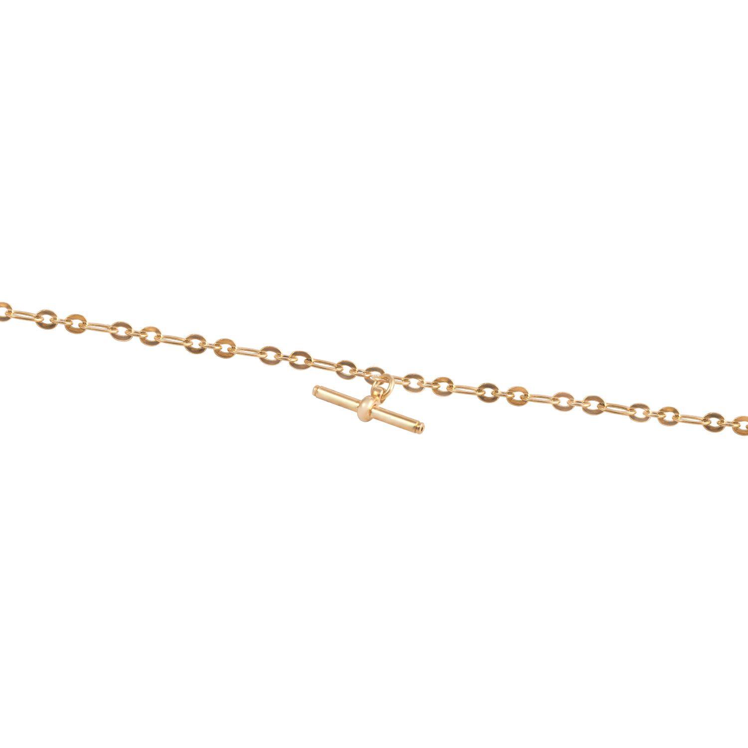 Pulsera de Plata Esterlina 925 Broche palo Bañado en Oro 14kt-2