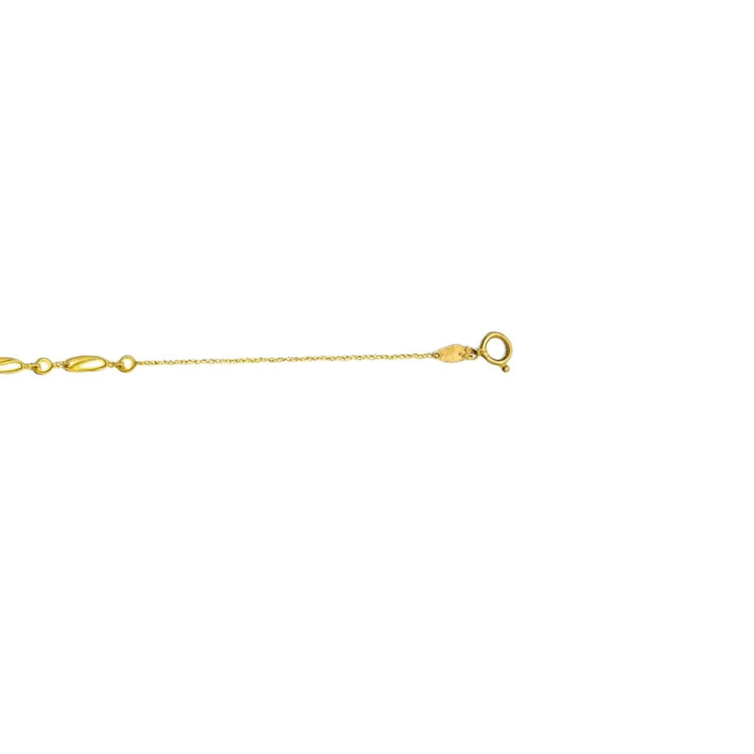 Pulsera Oro Amarillo 18kt Formas Geométricas-1