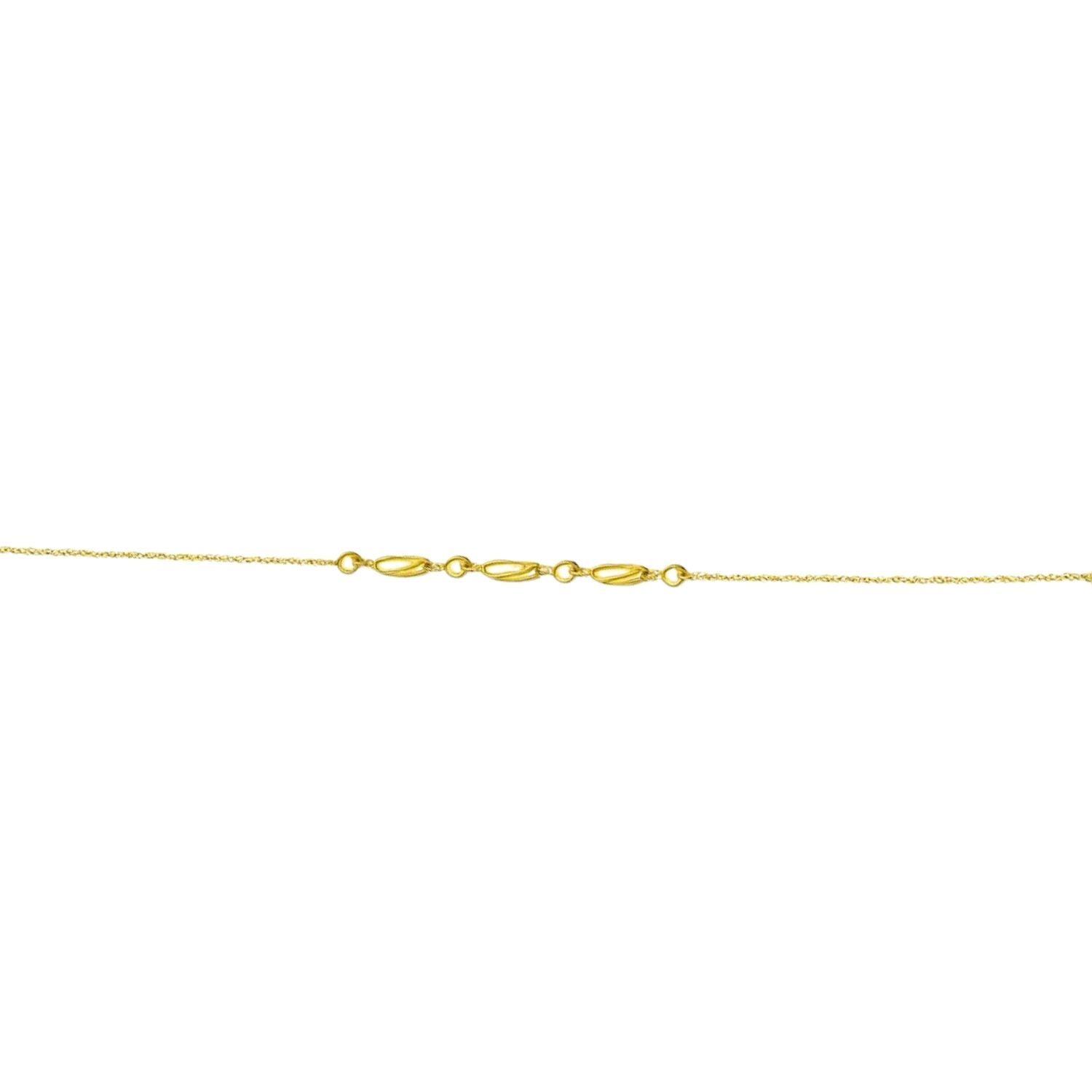 Pulsera Oro Amarillo 18kt Formas Geométricas-2