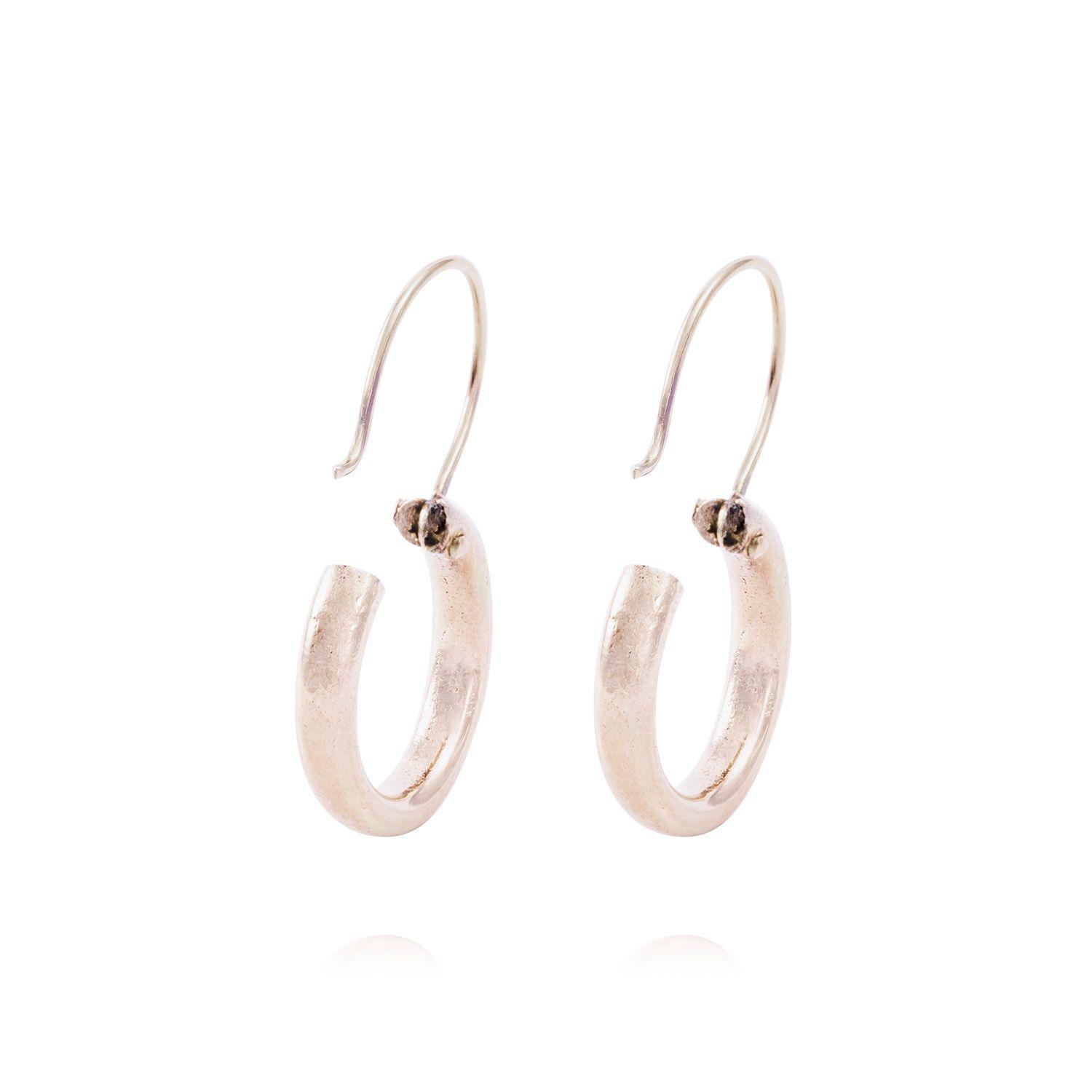 Aros Oro Miel 18kt Argolla Tubo 10mm-2