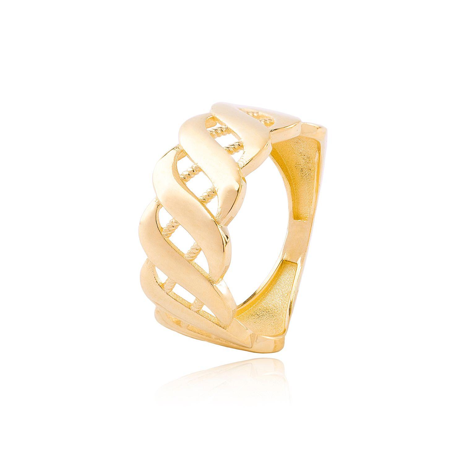 Anillos de Oro 18kt Modelo Tejido-0